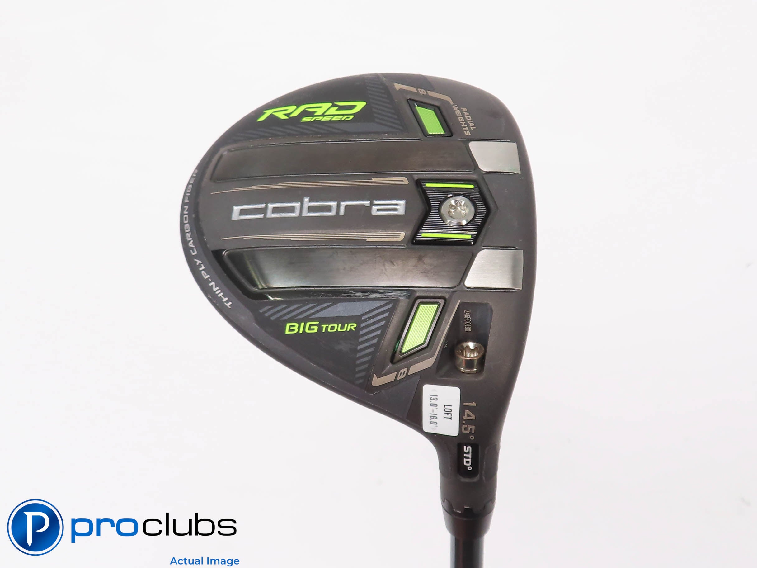 Nice Cobra RAD Speed Big Tour 14.5* 3 WOOD LINQ White M40X 7F4 Stiff Flex 451079