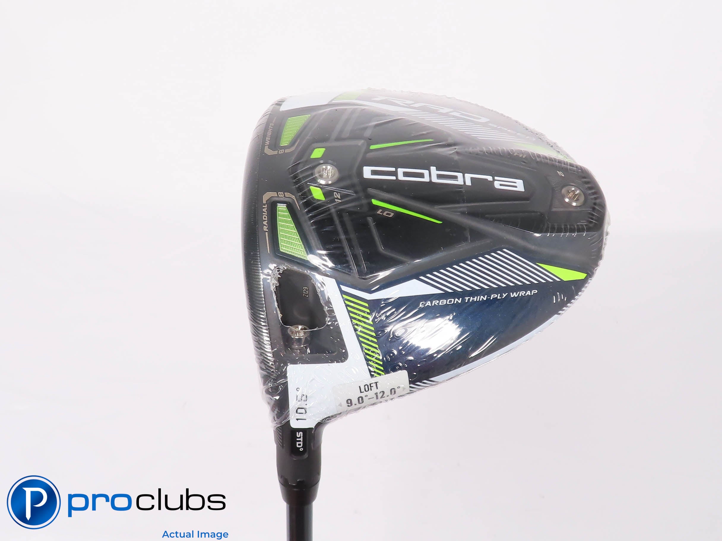 New! Left Handed Cobra King RAD Speed Blue 10.5* Driver - Lin-Q Regular - 451120