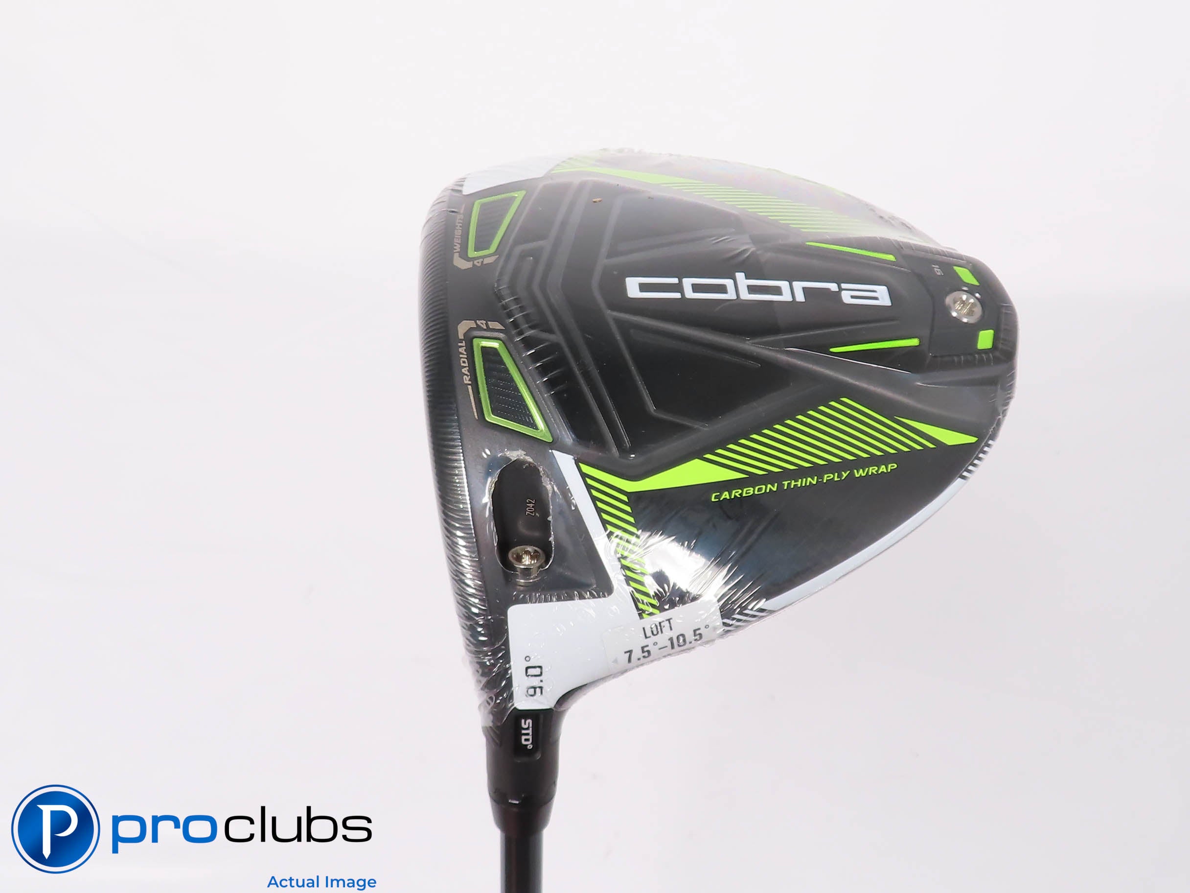 New! Left Handed Cobra King RAD Speed XB 9* Driver - Lin-Q Blue X-Flex - 451115