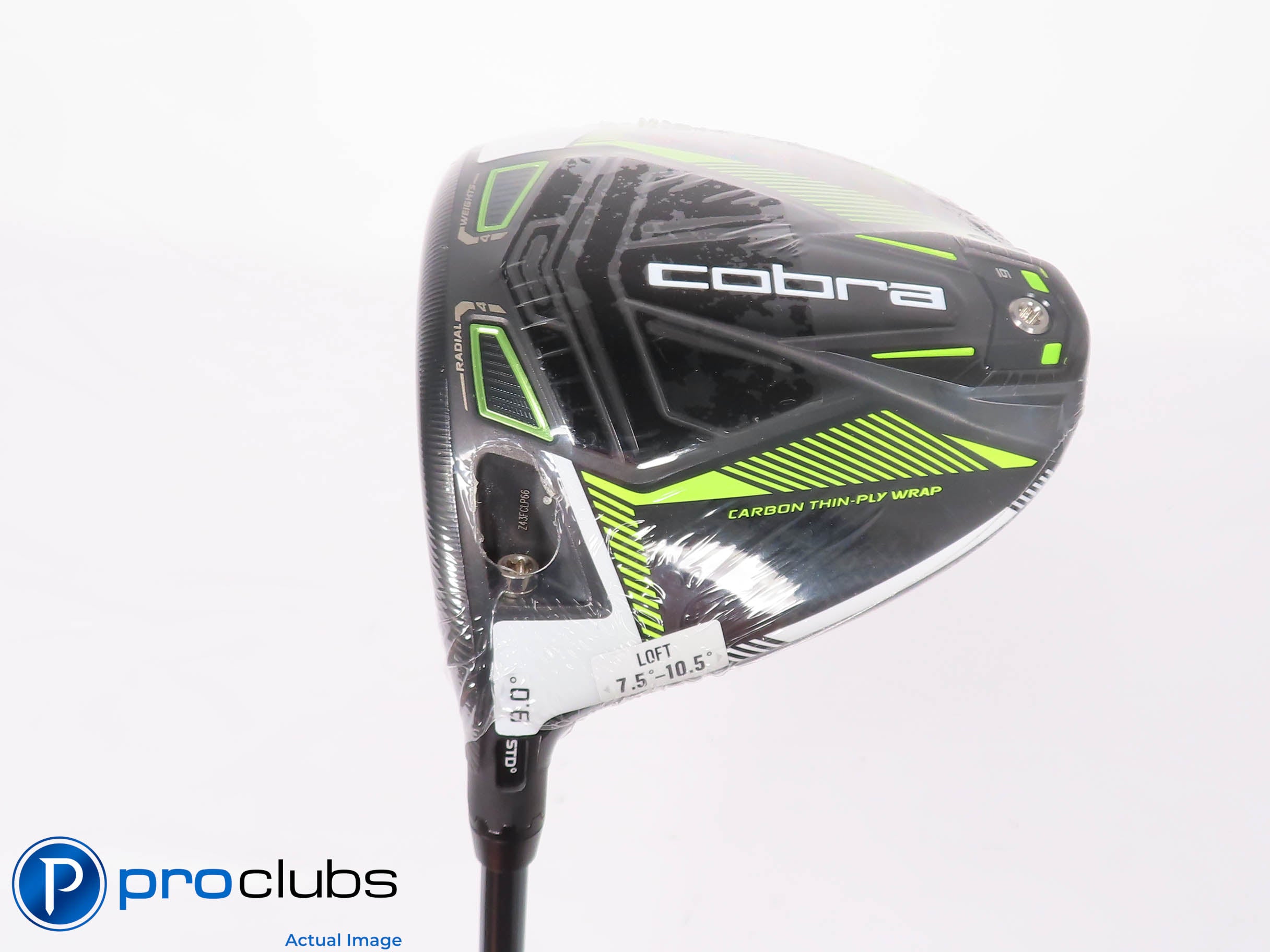 New! Left Handed Cobra King RAD Speed XB 9* Driver - Lin-Q White Stiff - 451004