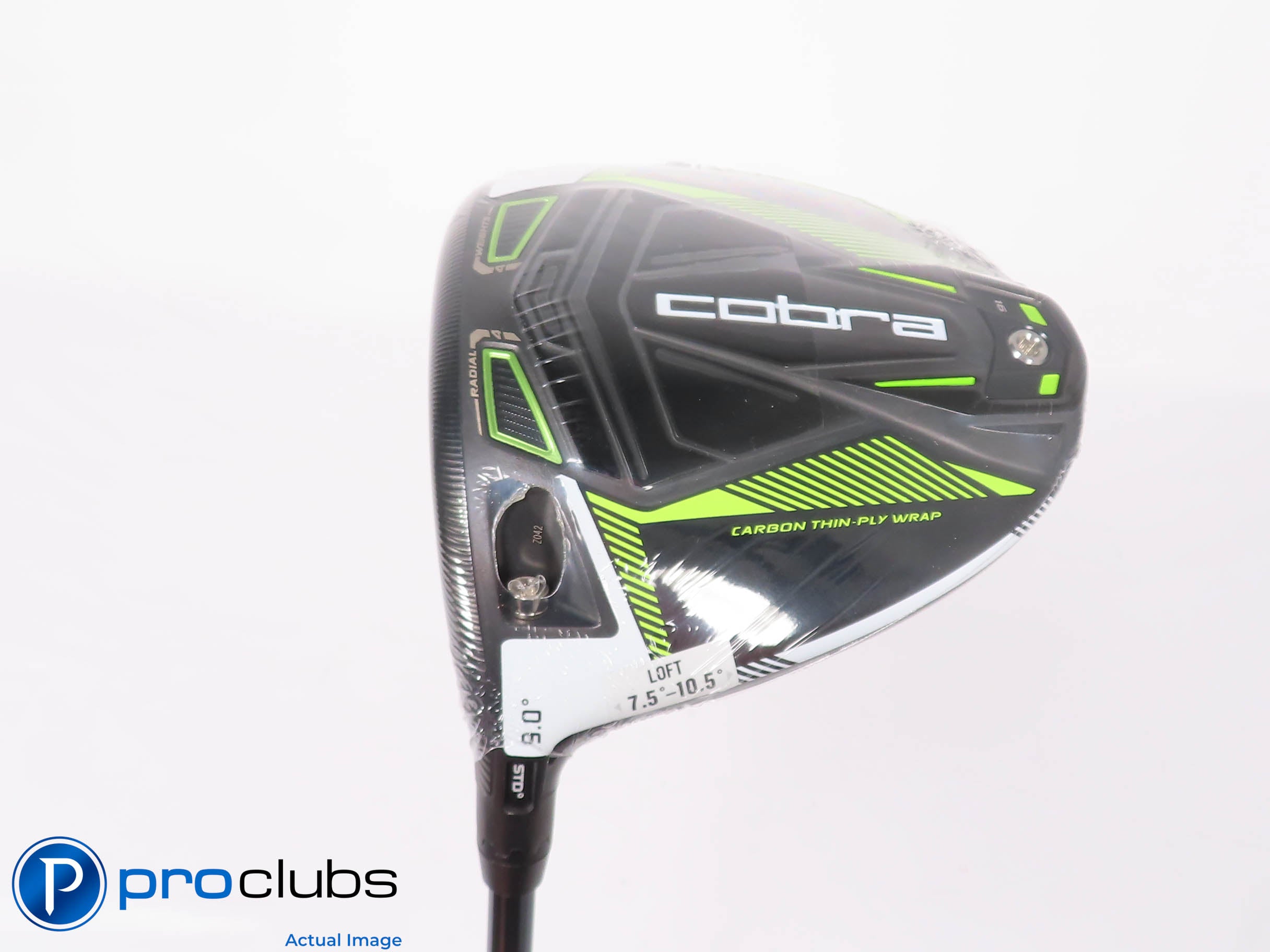 New! Left Handed Cobra King RAD Speed XB 9* Driver - Lin-Q White Stiff - 451116