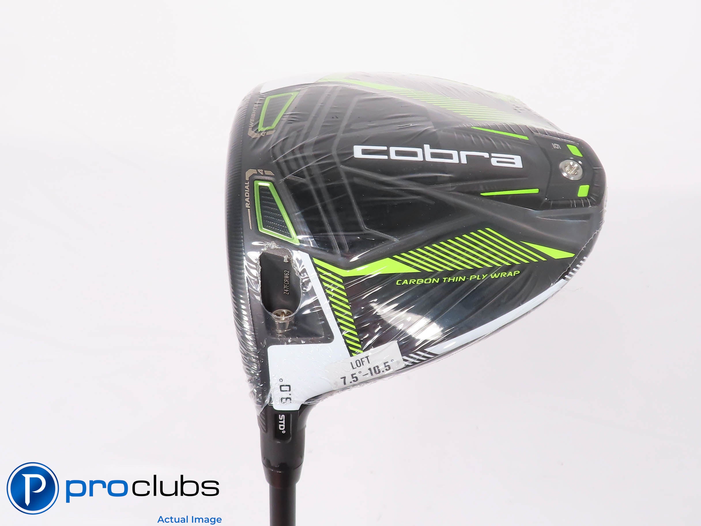 New! Left Handed Cobra King RAD Speed XB 9* Driver - HZRDUS Black X-Flex 451114