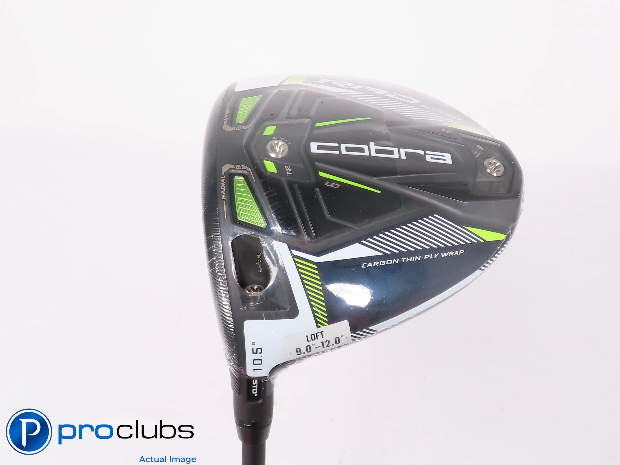New! Left Hand Cobra King RAD Speed Blue 10.5* Driver - HZRDUS CB Regular 450986