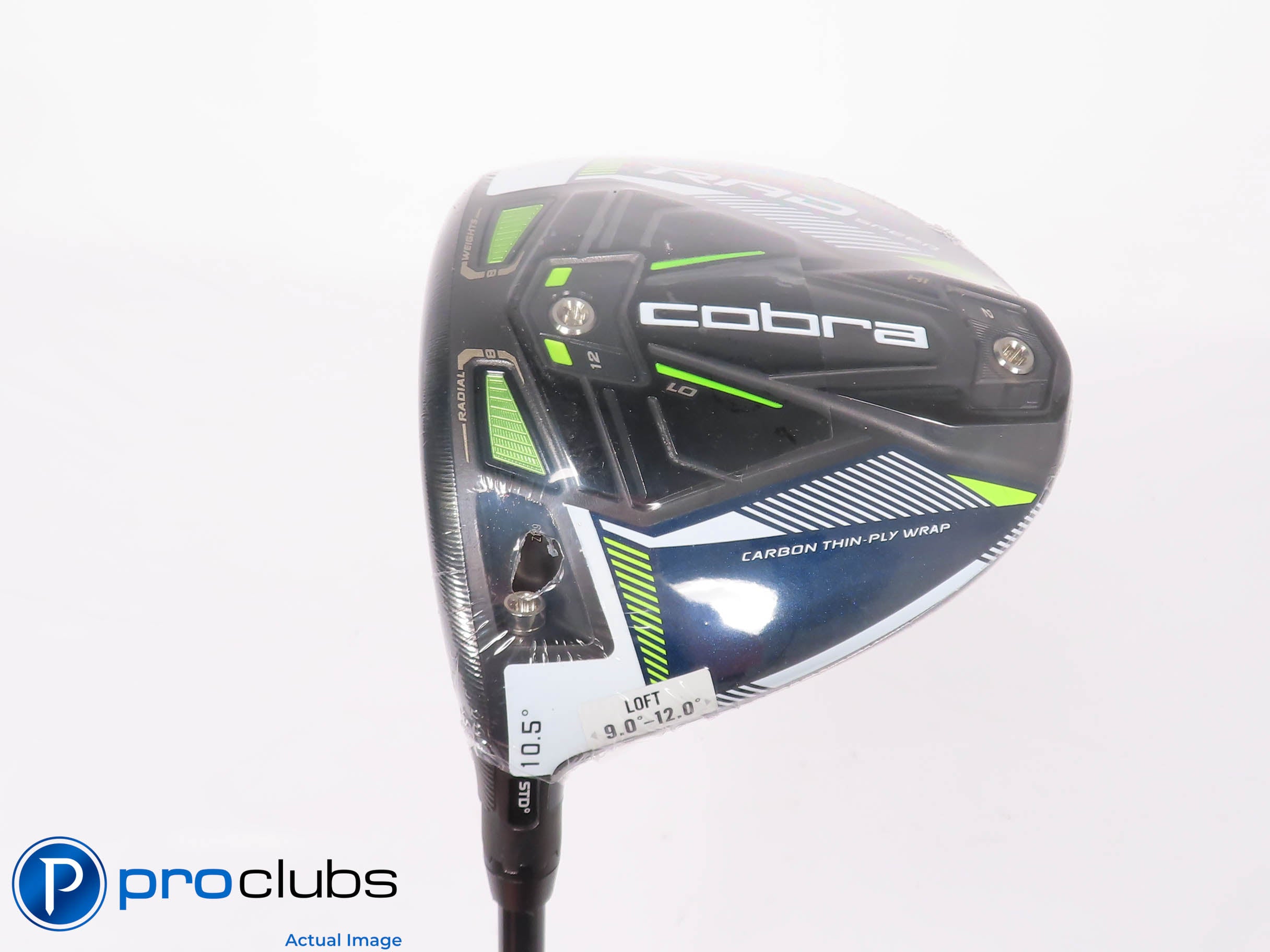 New Left Hand Cobra King RAD Speed Blue 10.5* Driver - Kai'li Red Regular 451118