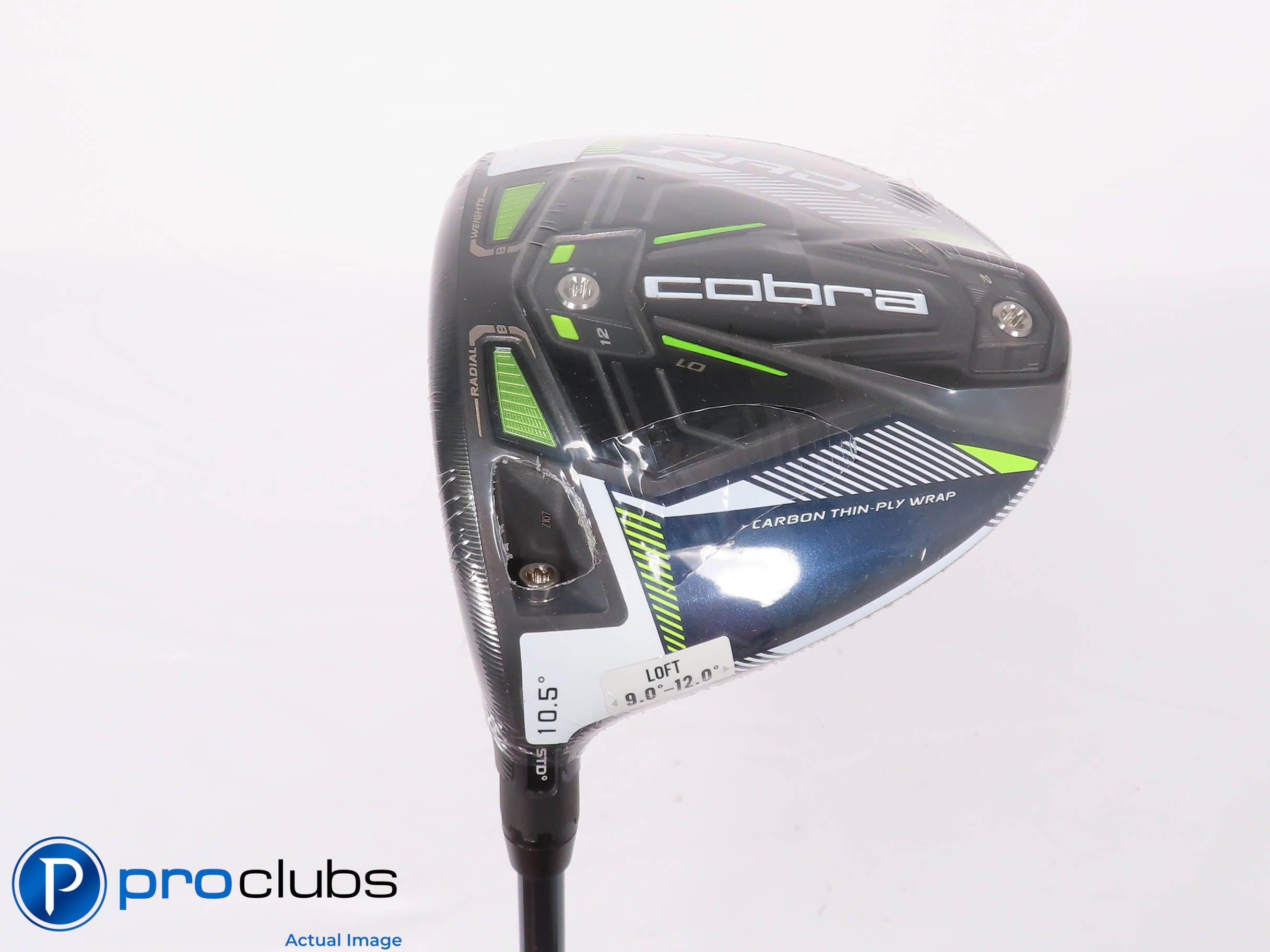 New! Left Handed Cobra King RAD Speed Blue 10.5* Driver - Lin-Q Regular - 451119