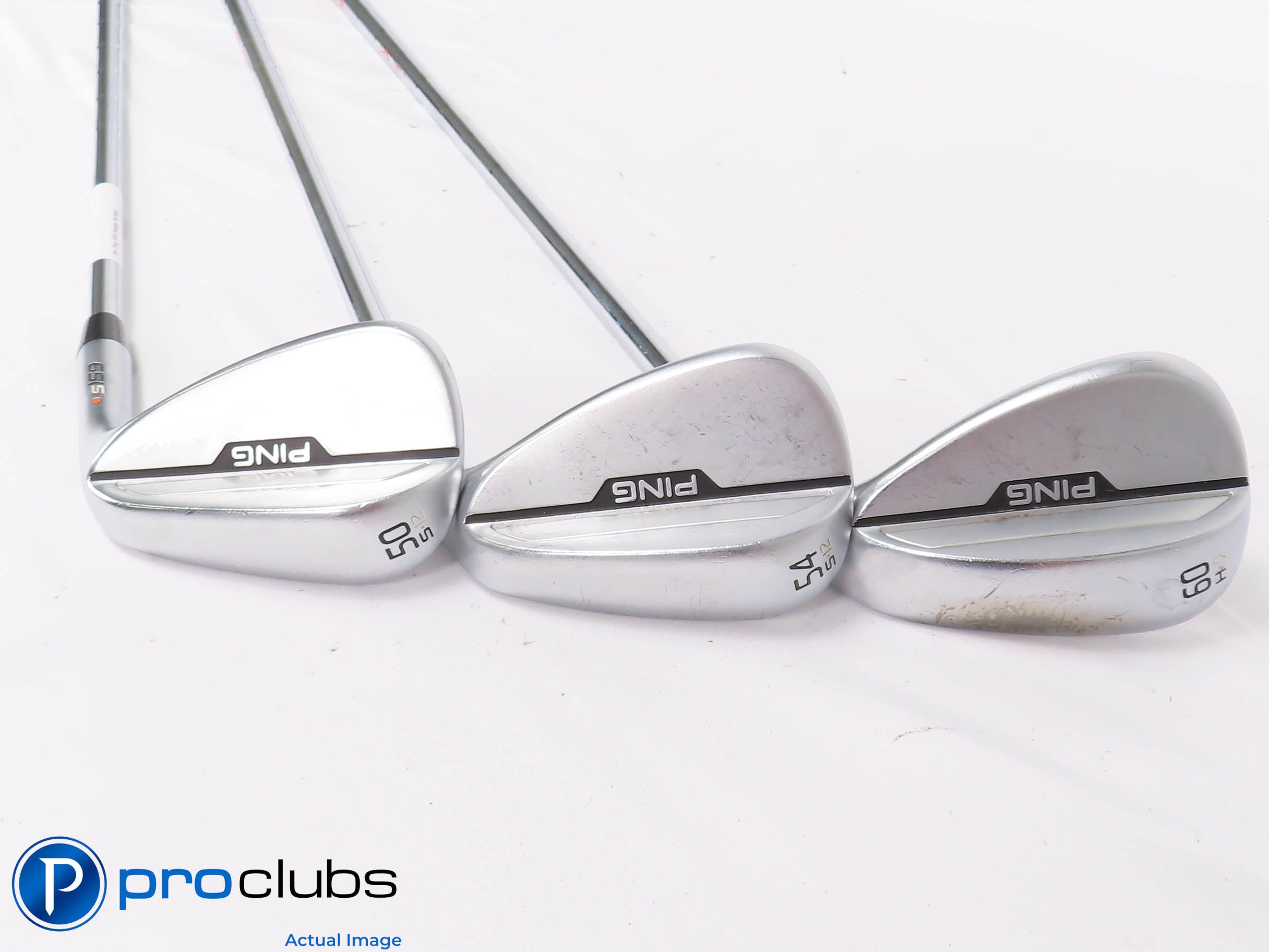 Ping S159 50*,54*,60* WEDGE SET Orange Dot - Modus 125 Wedge Flex Steel 450836