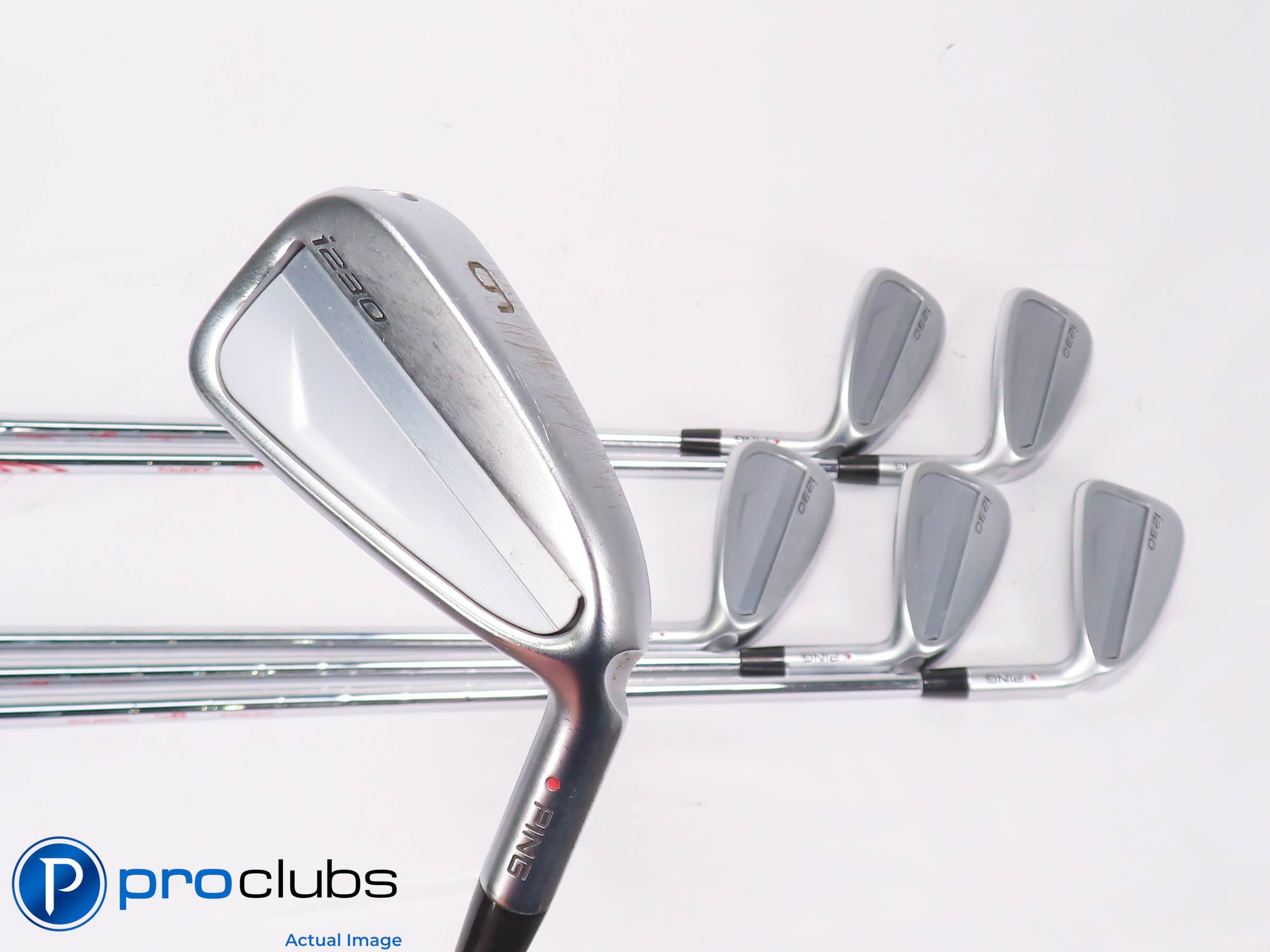 Ping i230 6-PW,UW IRON SET Red Dot -Modus Tour 105 Stiff Flex Steel +1/2" 451126
