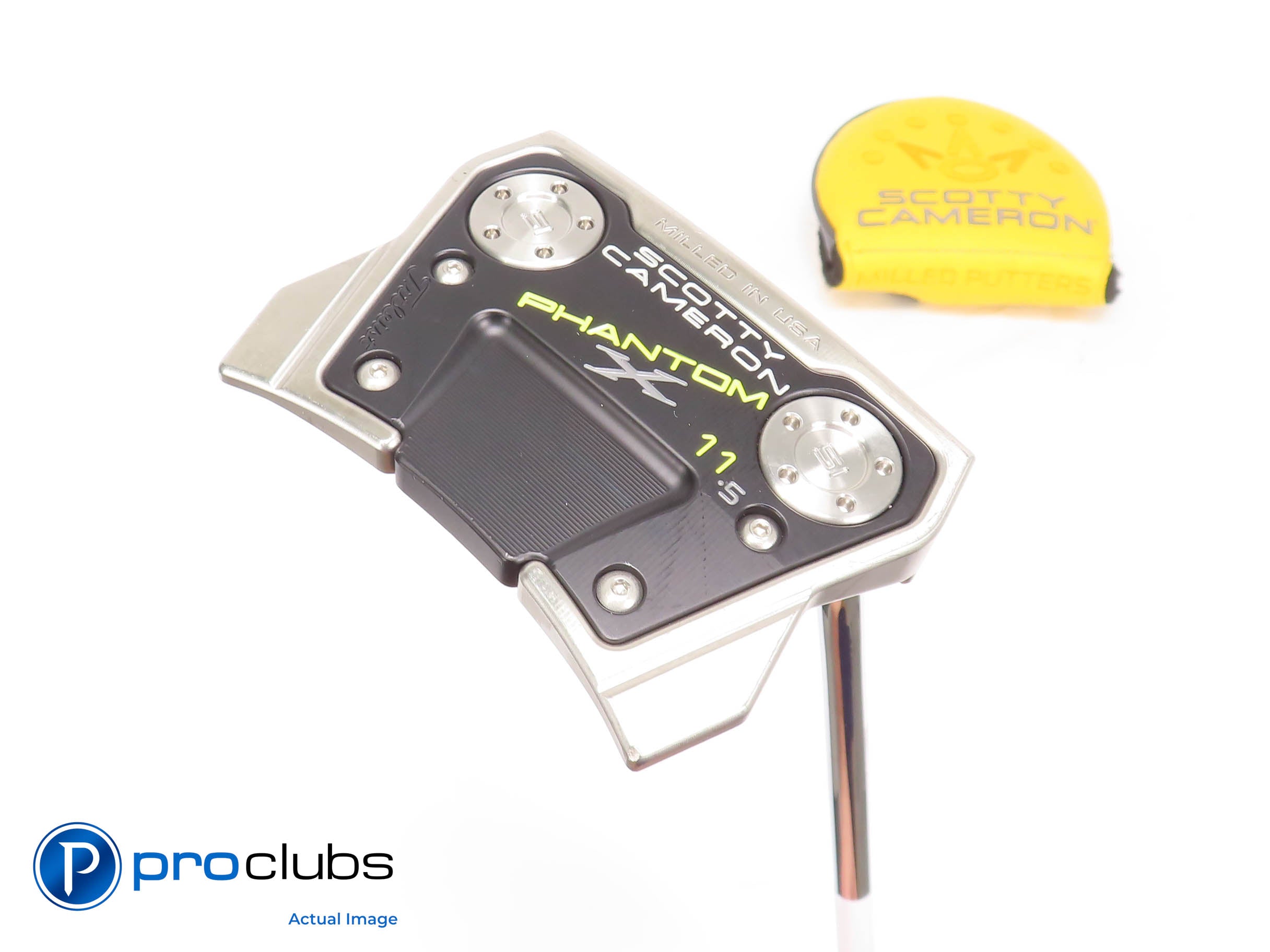 Nice Scotty Cameron 2021 PHANTOM X 11.5 Single Bend 34" PUTTER w/Cover 451450