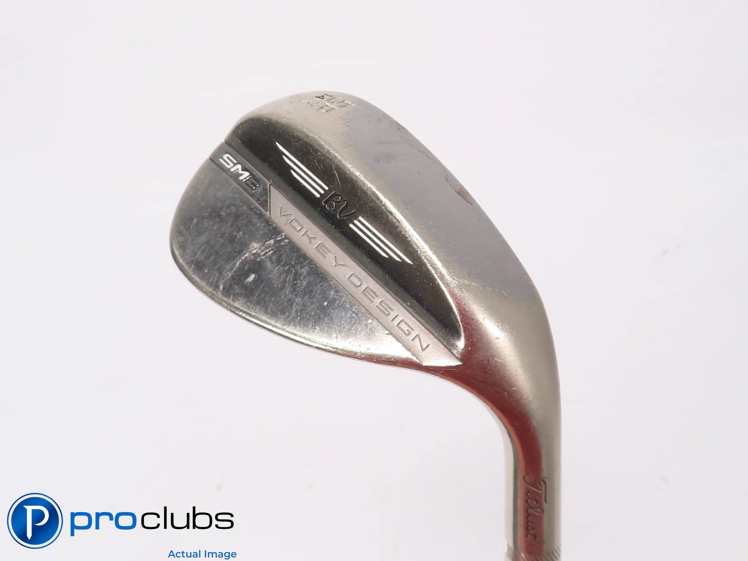 Titleist Vokey SM8 Brushed Steel 58*(14*) WEDGE K-Grind -Vokey Wedge Flex 451464