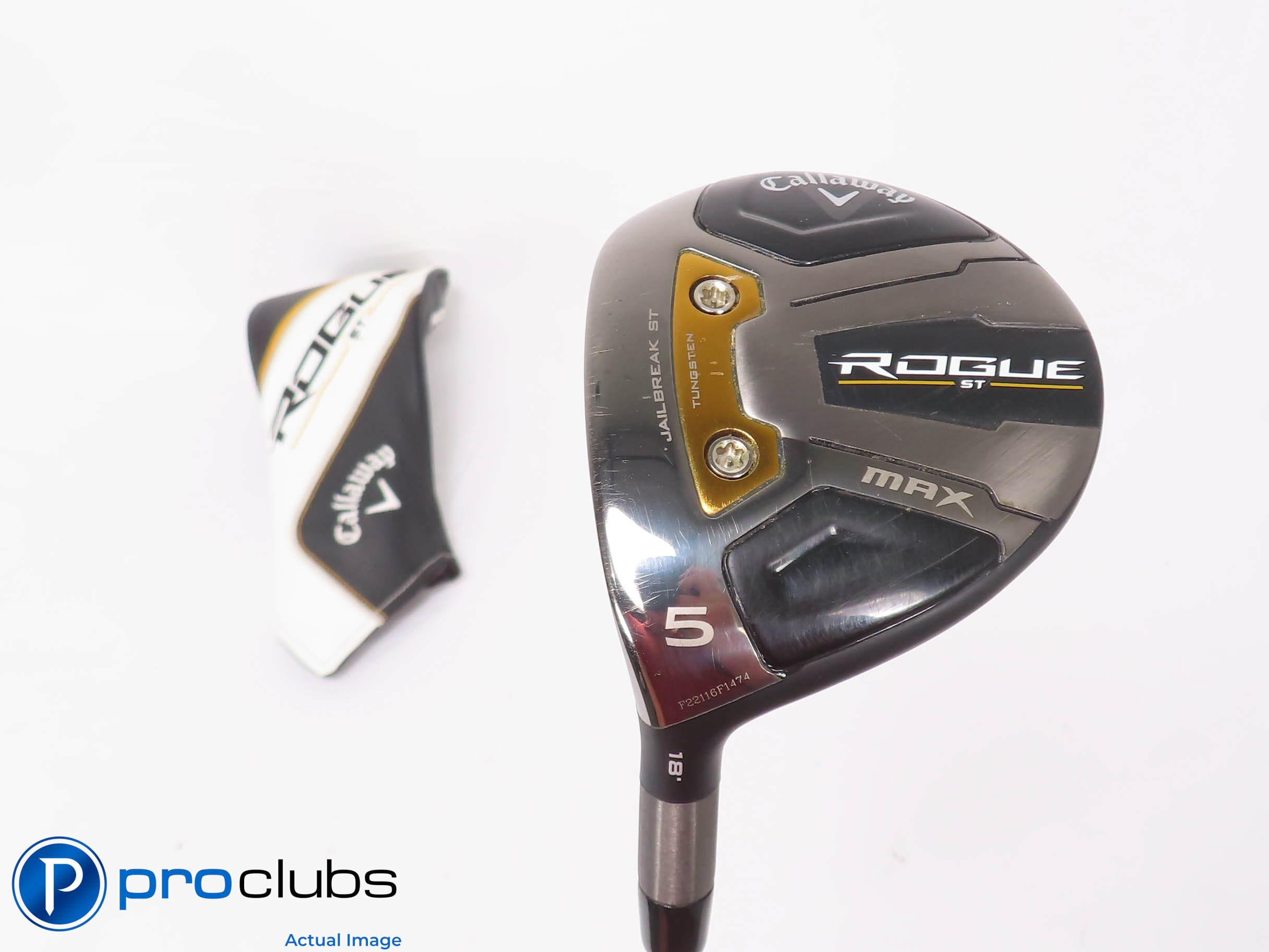 Left Handed Callaway Rogue ST MAX 18* 5 WOOD w/HC Tensei AV 65 Stiff Flex 451409