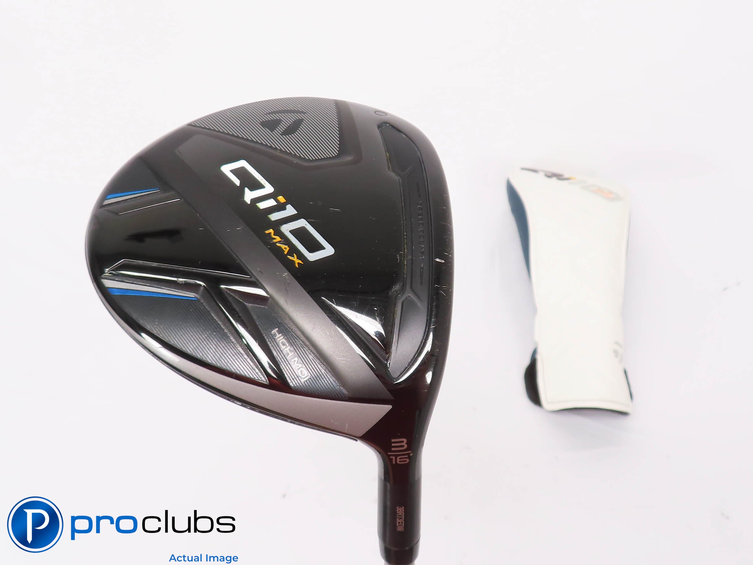 Nice TaylorMade Qi10 MAX 16* 3 WOOD w/Cover - Speeder NX 50 Regular Flex 451433
