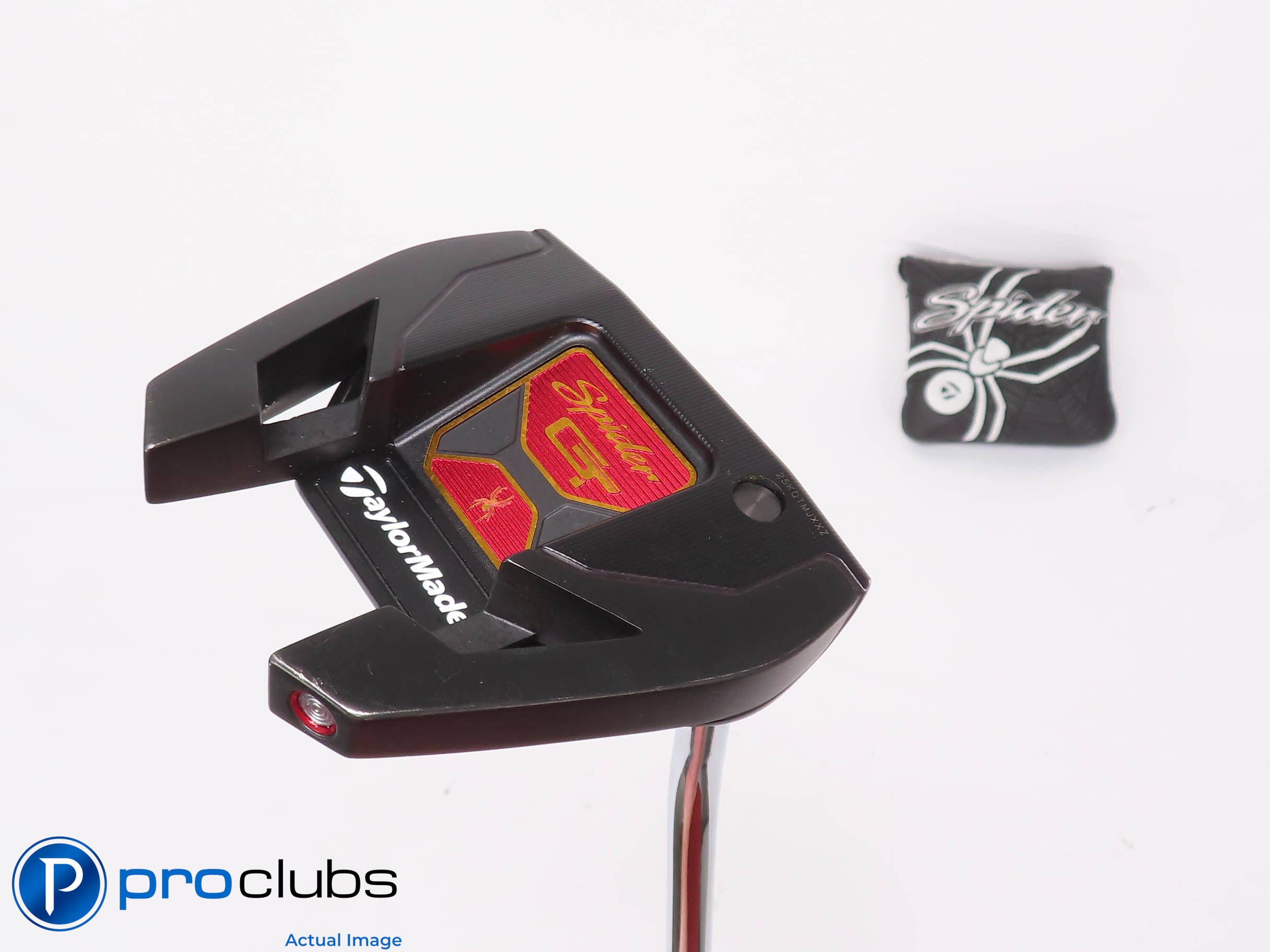 TaylorMade SPIDER GT Black Single Bend 35" PUTTER w/Cover TM Fluted Feel 451444