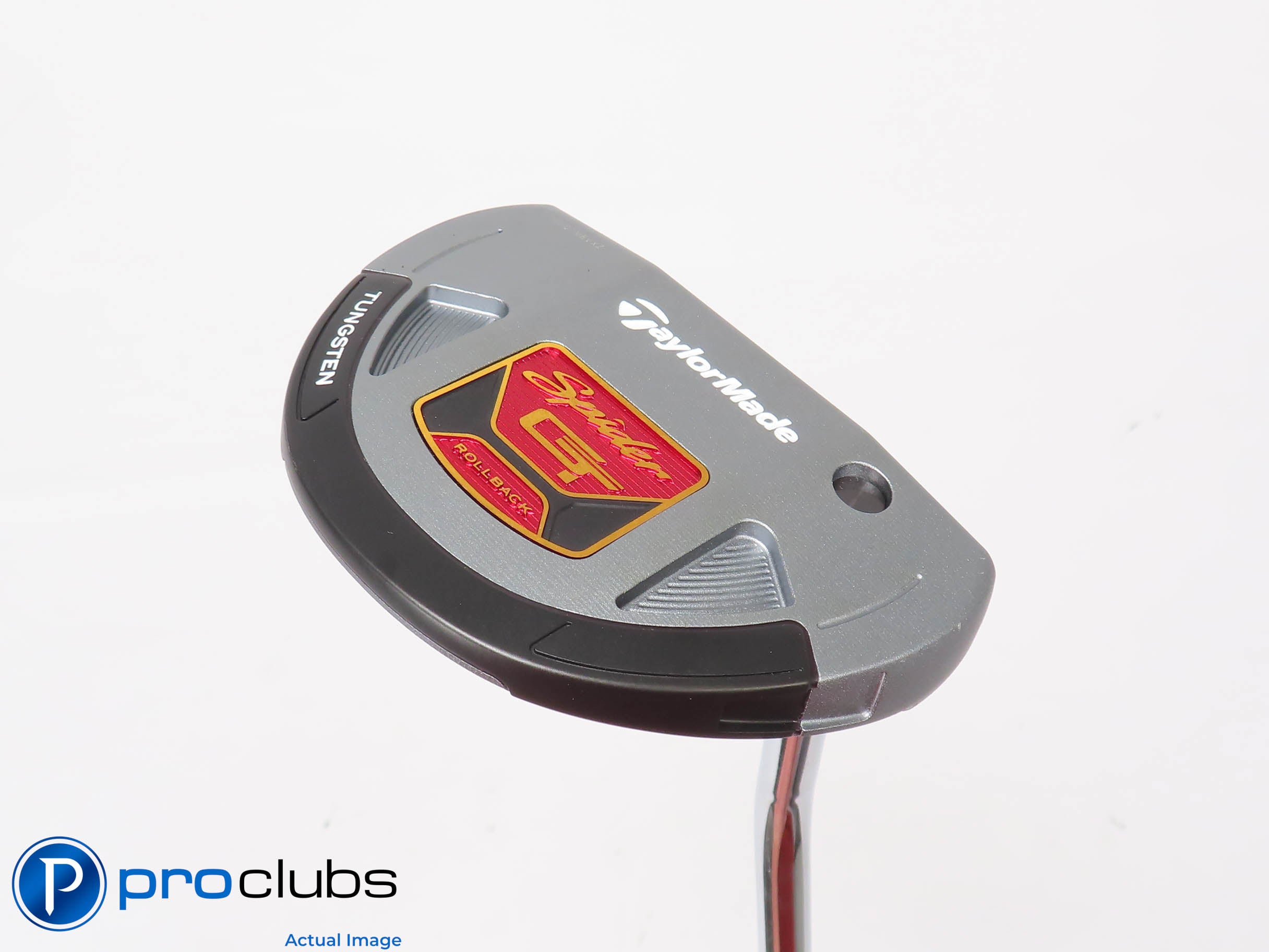 Nice TaylorMade SPIDER GT Rollback Single Bend 35" PUTTER -TM Fluted Feel 451544