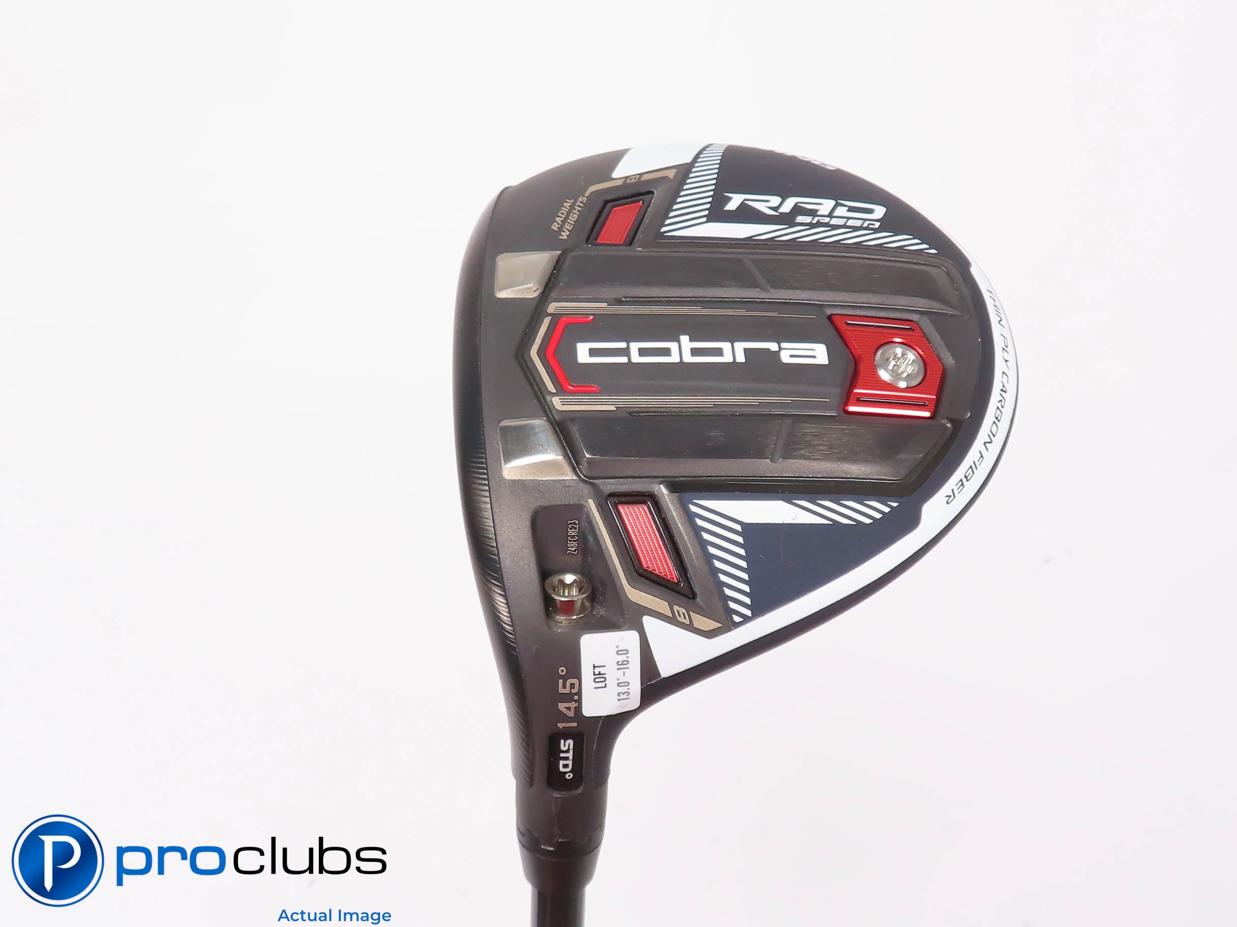 Left Handed Cobra RAD Speed 14.5* 3 WOOD Peacoat - Kai'li 60 Regular Flex 451131