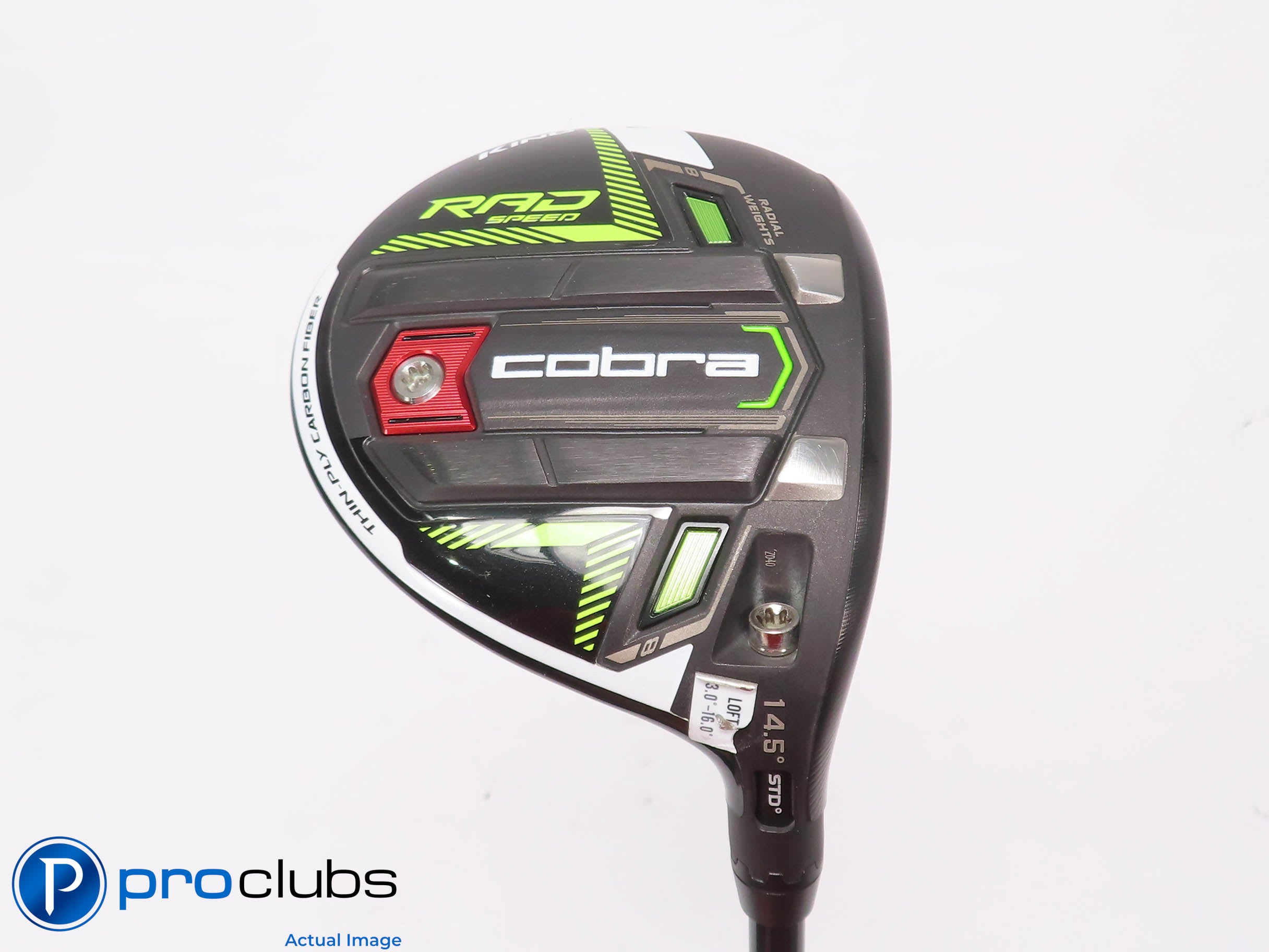 Cobra King Radspeed 14.5* 3 Wood - Mitsubishi Kai'li Blue 60g Regular - 451141
