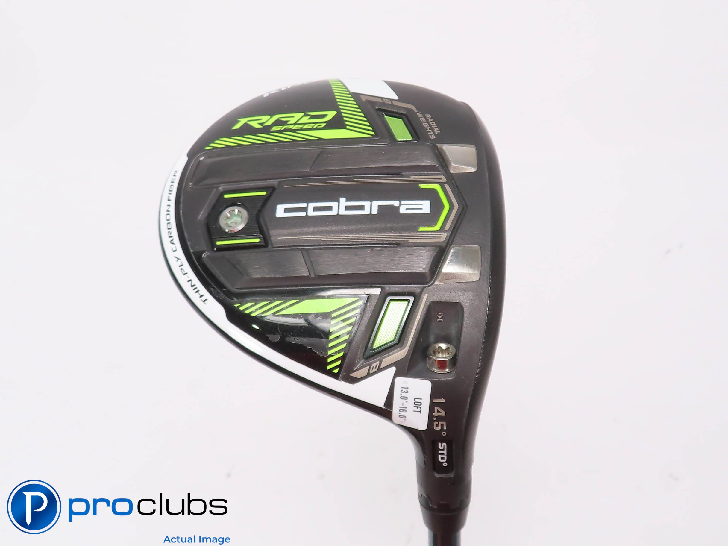 Cobra King Radspeed 14.5* 3 Wood - UST LINQ Red 5F2 Senior Flex - 451138