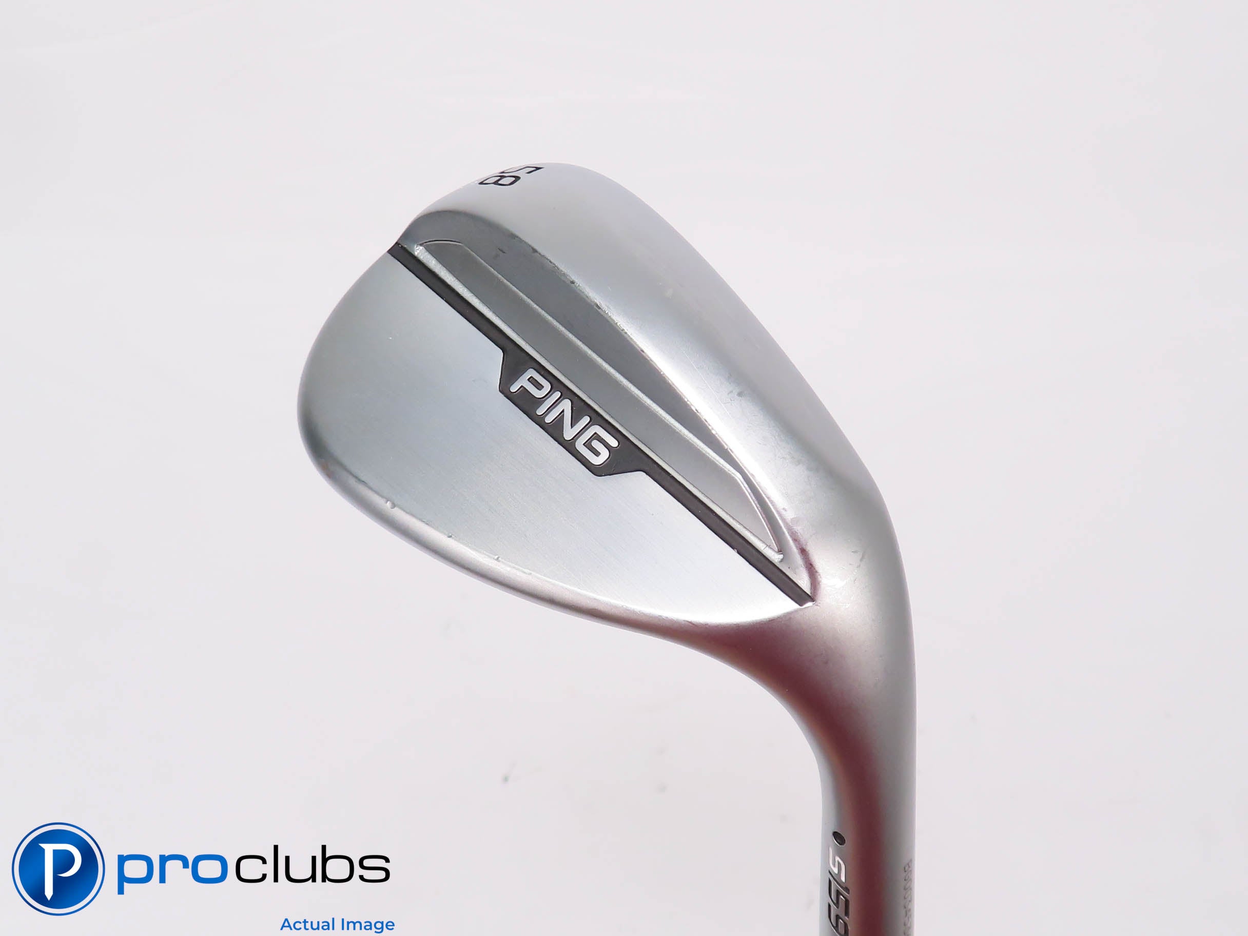 PING S159 T-Grind 58*(6*) Chrome Wedge - Ping ZZ-115 Wedge Flex - 451306