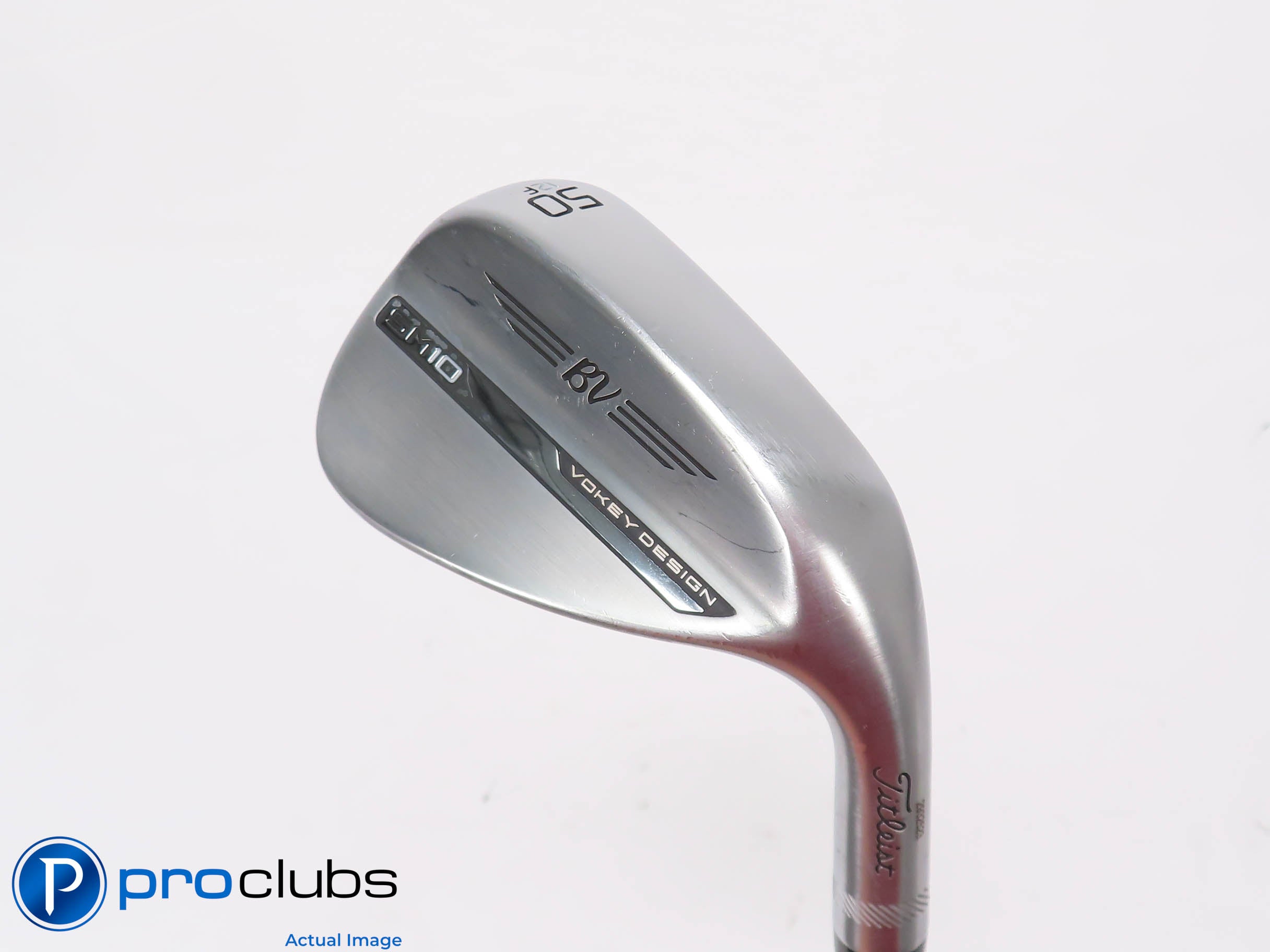 Titleist Vokey SM10 Chrome 50*(12*) Wedge F-Grind - Vokey Wedge Flex - 451289