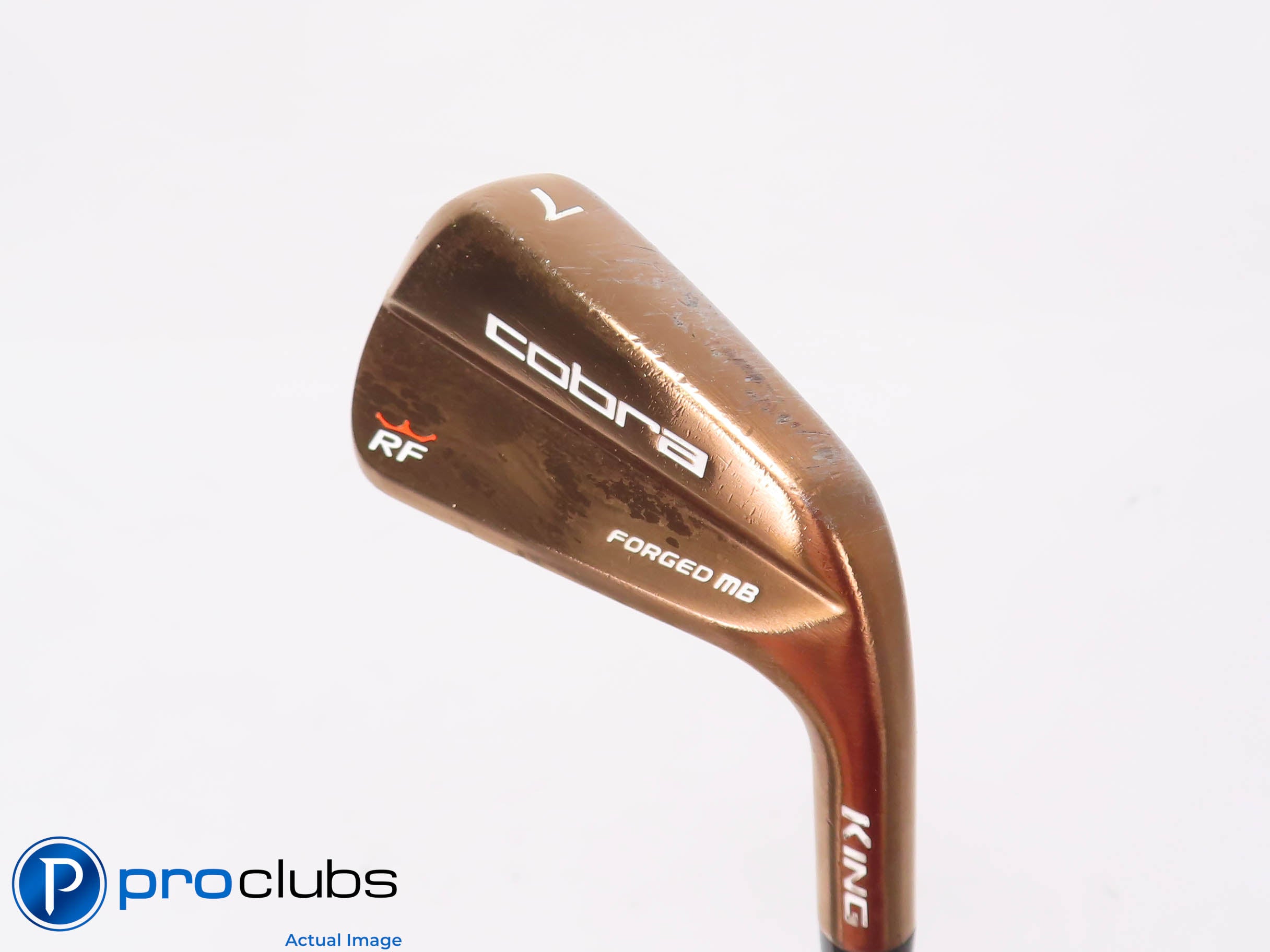 Cobra King Copper RF Forged MB 7 Iron - Dynamic Gold 120g X100 X-Flex #451235