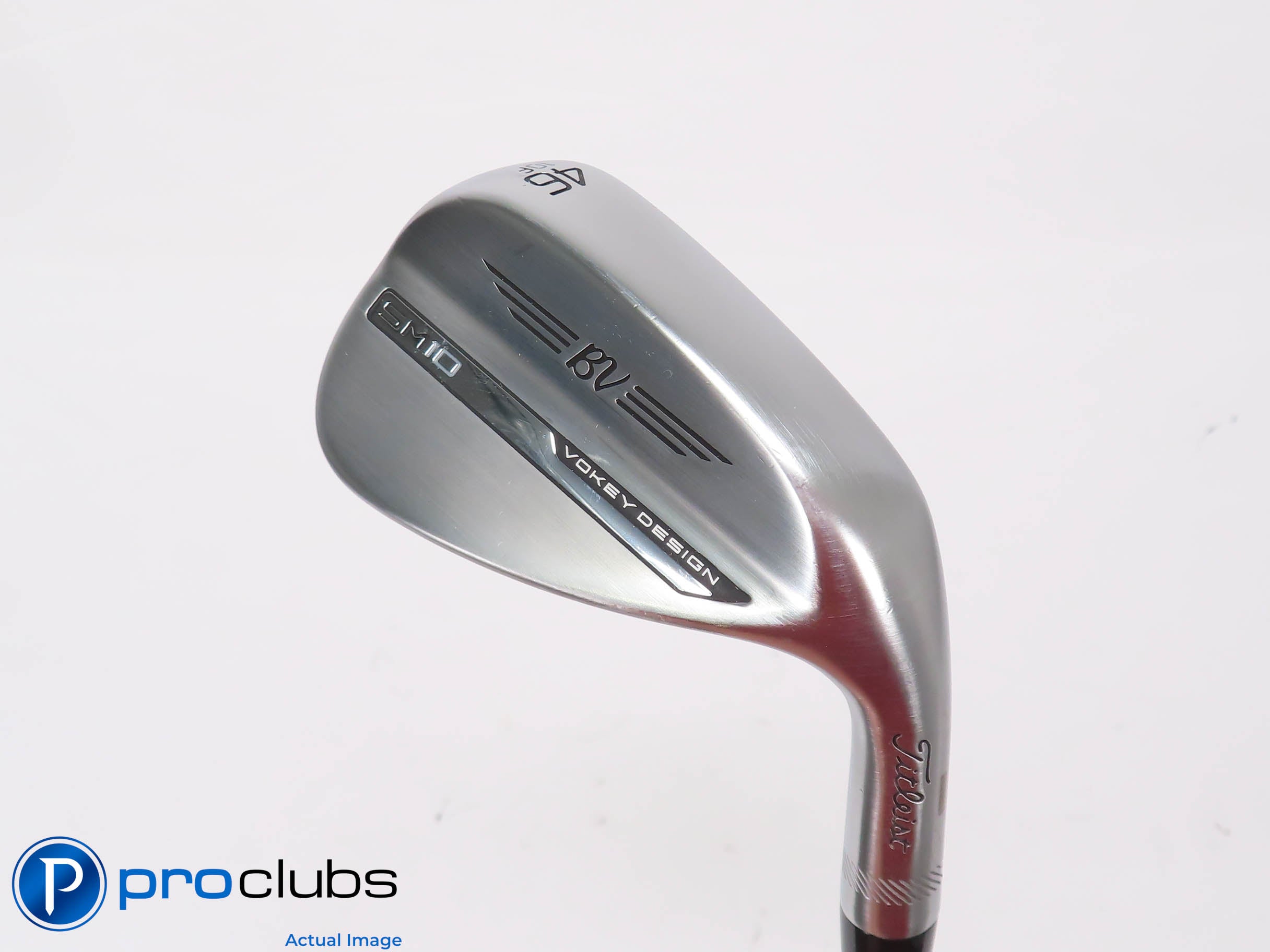 Titleist Vokey SM10 Chrome 46*(10*) Wedge F-Grind - Vokey Wedge Flex - 451293