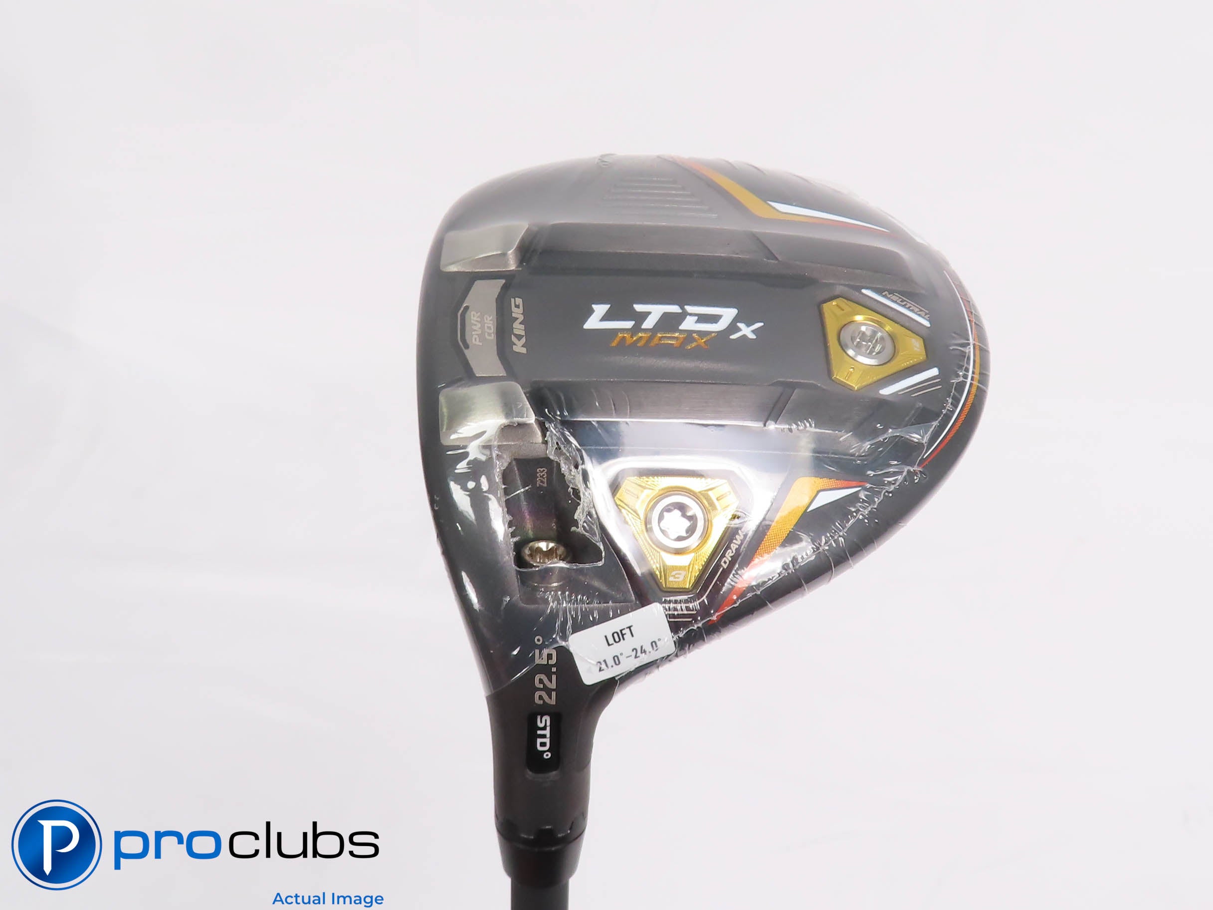 New! Left Handed Cobra King LTDx MAX 22.5* 7 Wood - HZRDUS CB Red Senior 451777