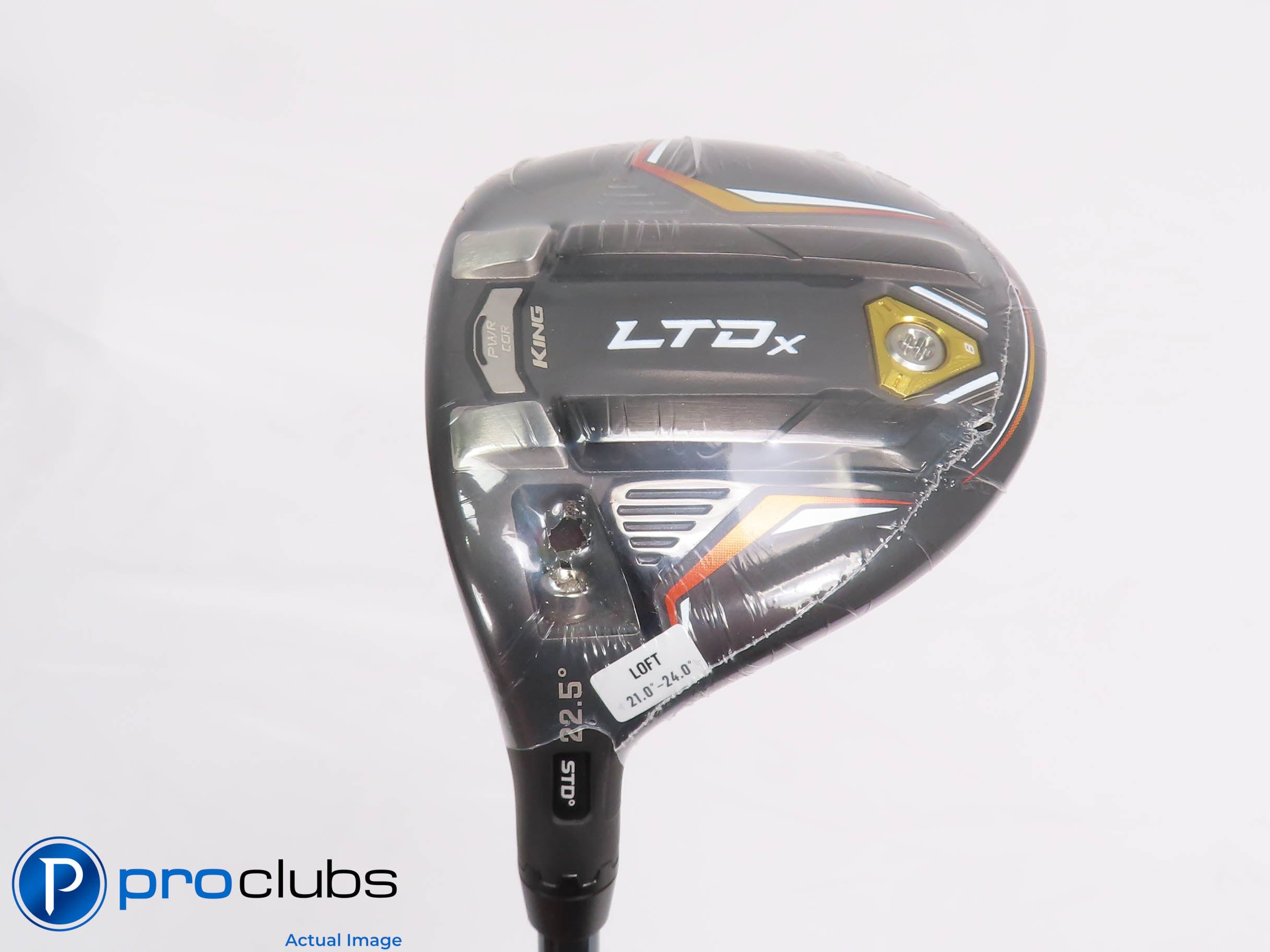 New! Left Handed Cobra King LTDx 22.5* 7 Wood - Lin-Q Red Senior Flex - 451781