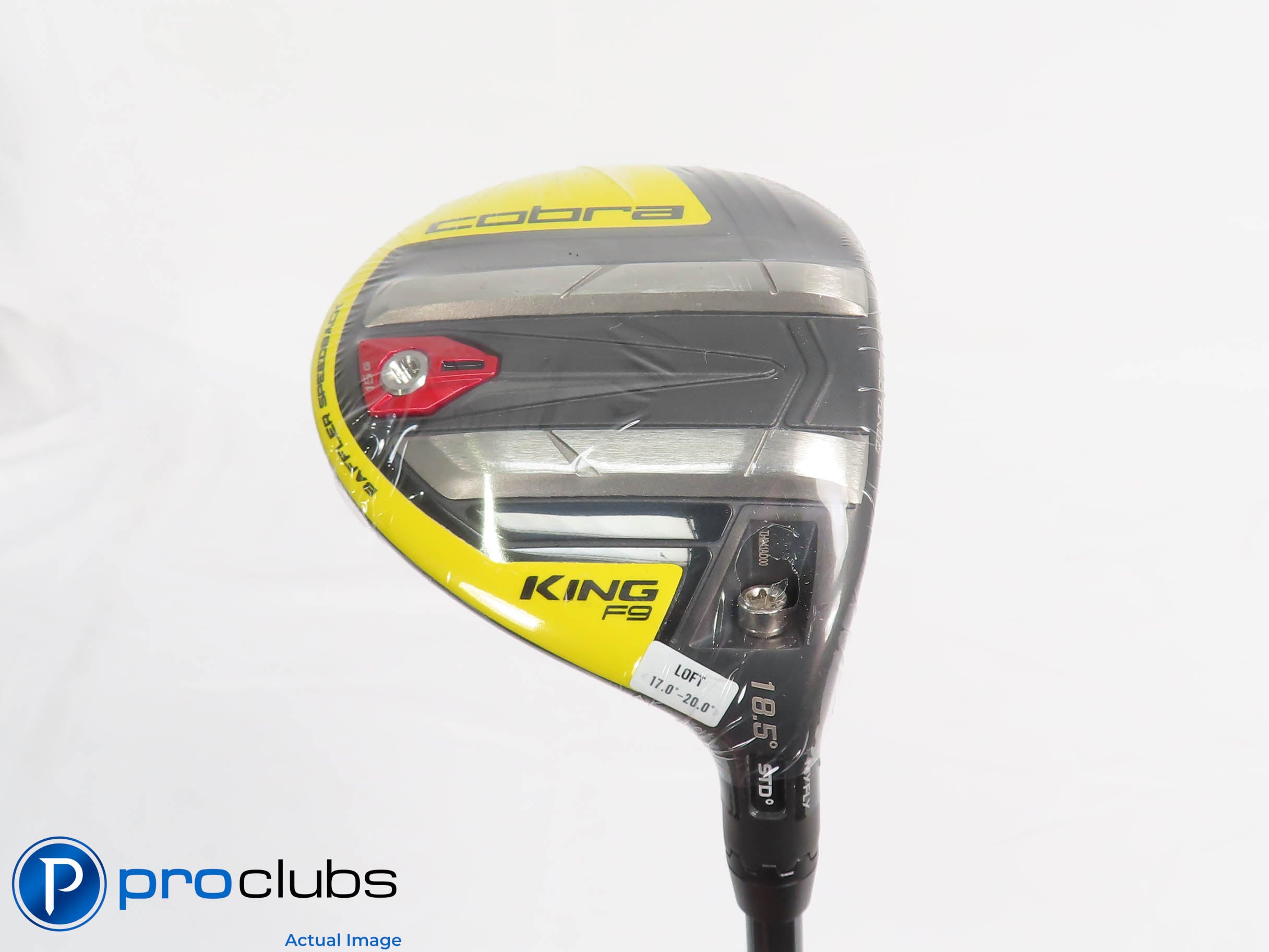 New! Cobra King F9 18.5* 5-6 Wood - UST Lin-Q M40X Red 5F3 Regular Flex - 451801