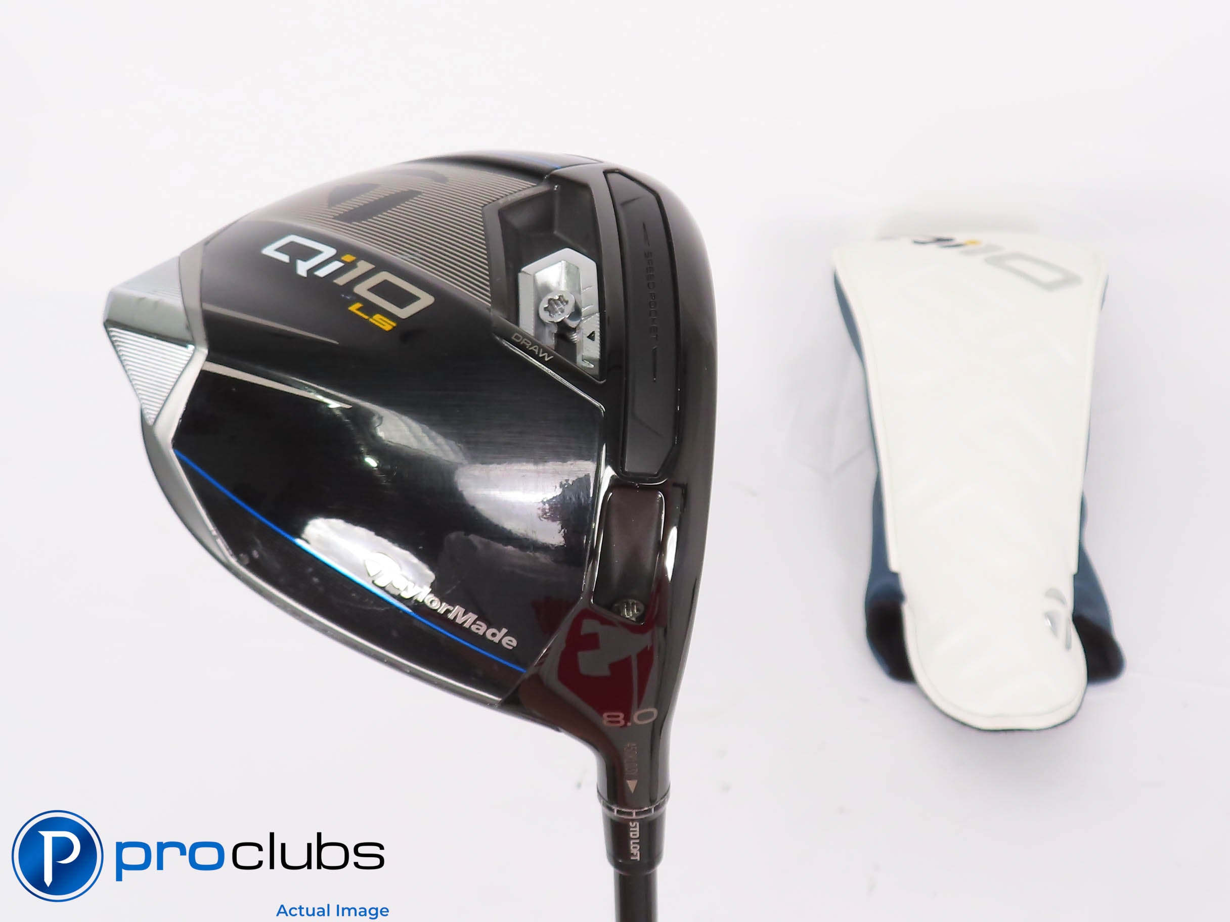 TaylorMade Qi10 LS 8* Driver w/HC - Fujikura Air Speeder 45g Stiff Flex - 451431