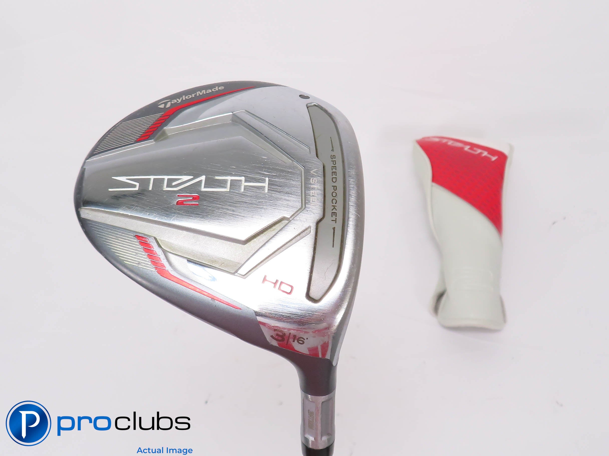 Ladies Stealth 2 HD 16* 3 Wood w/Cover - Aldila Ascent 45g Ladies Flex - 451359