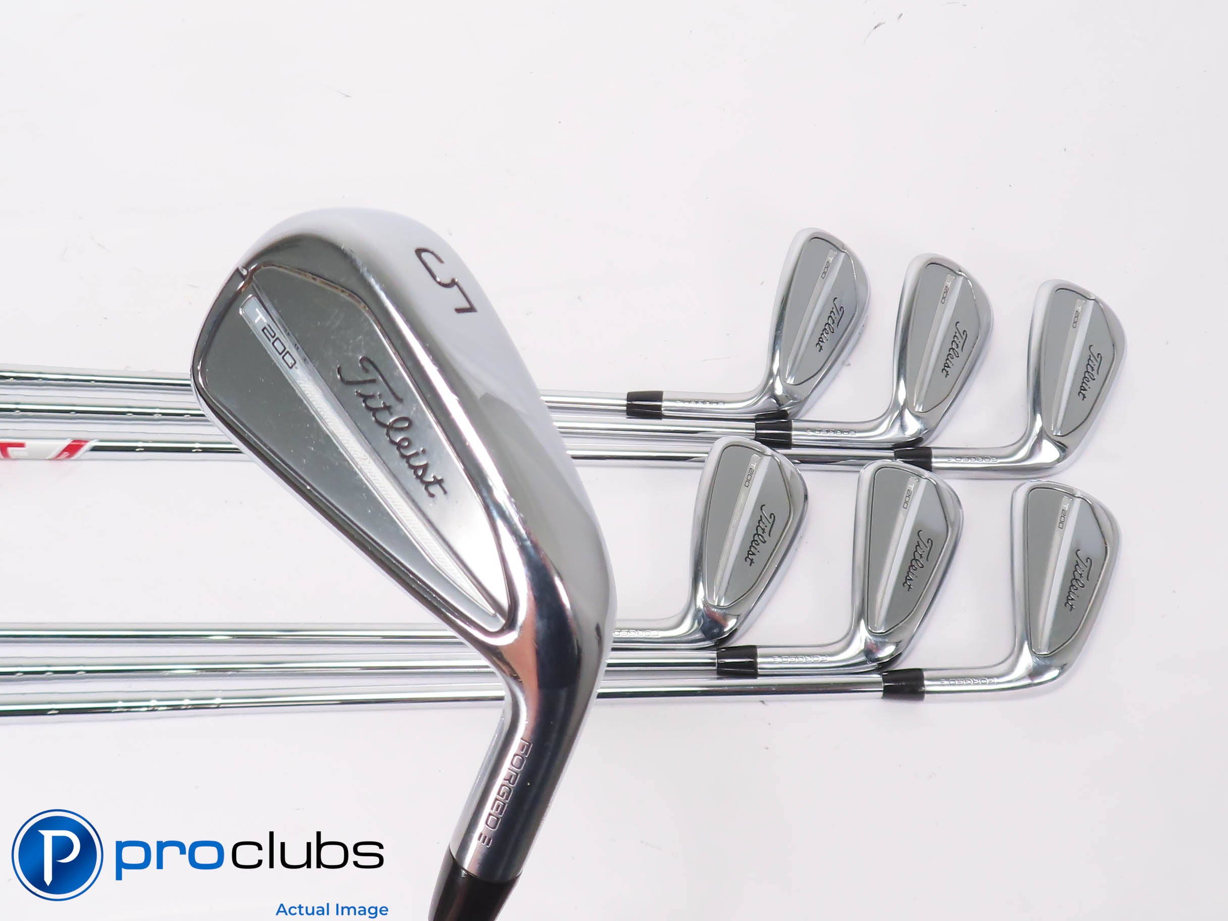 Nice Titleist '23 T200 5-PW,GW IRON SET - AMT Red R300 Regular Flex Steel 451728