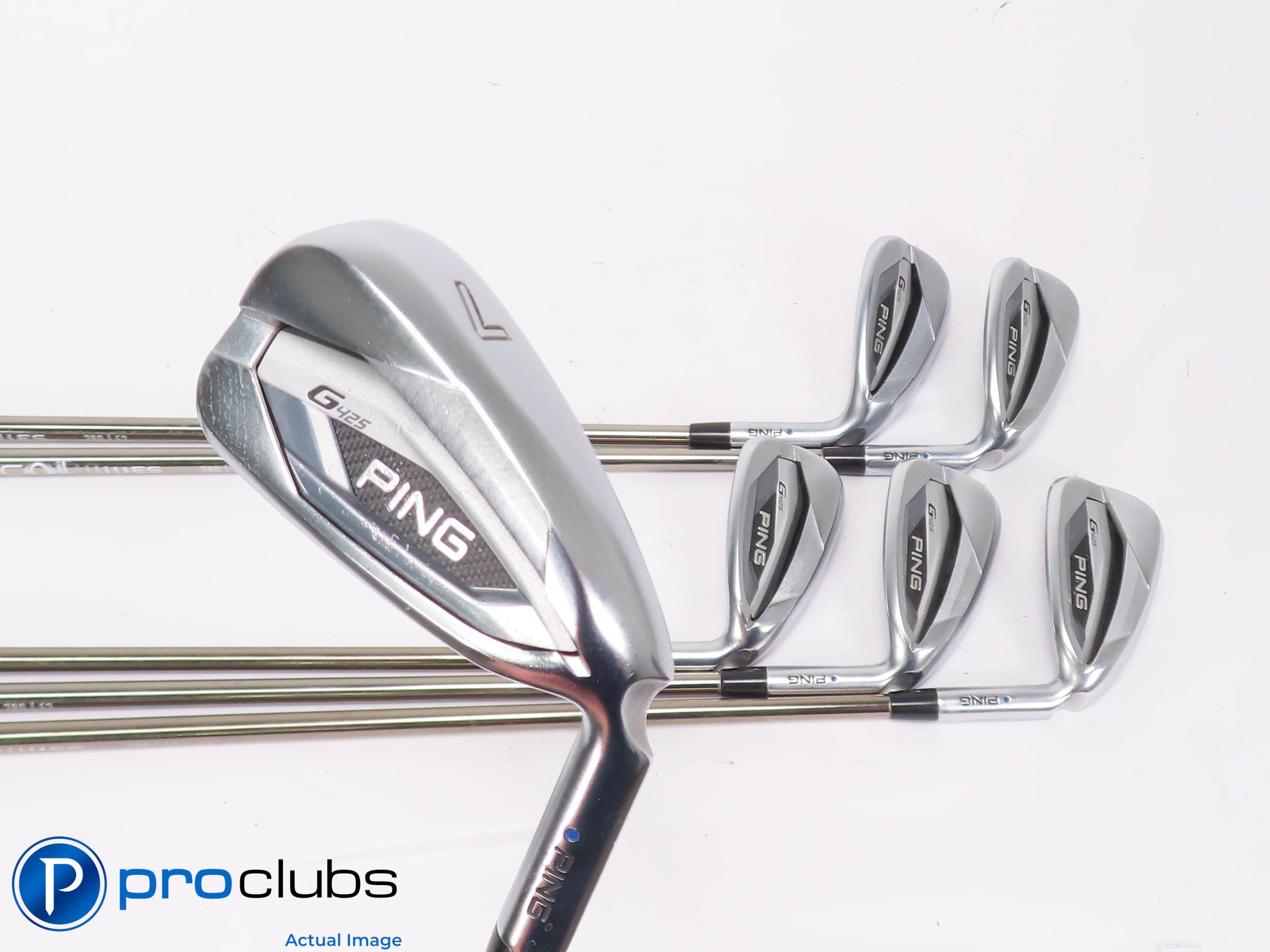 Ping G425 7-PW,UW,SW IRON SET Blue Dot - Recoil ES Regular Flex Graphite 451599