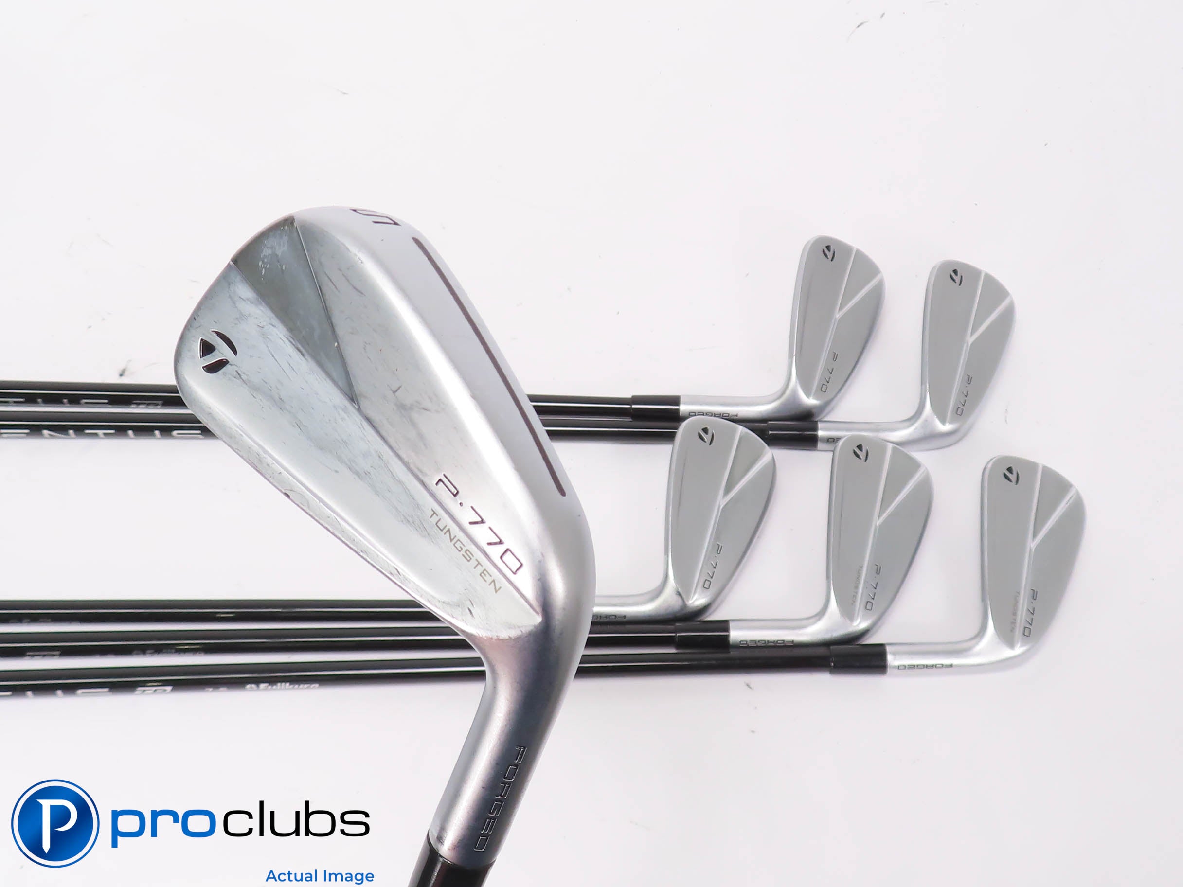 Nice TaylorMade '23 P-770 5-PW IRON SET -Ventus TR 7 Stiff Flex Graph +2" 451462