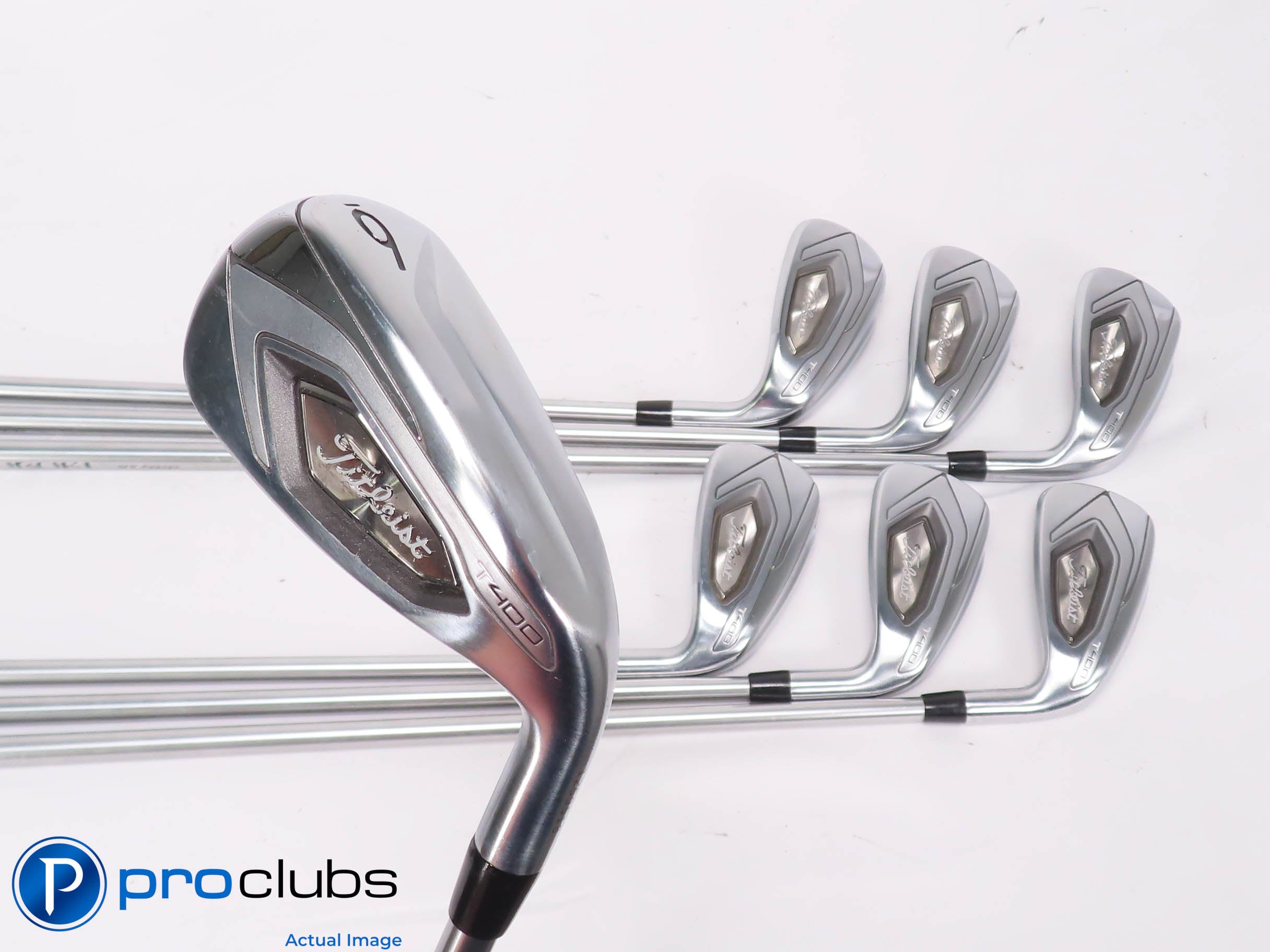 Nice Titleist T400 6-PW,43*,49* IRON SET Fubuki 55 Regular Flex Graphite 451600