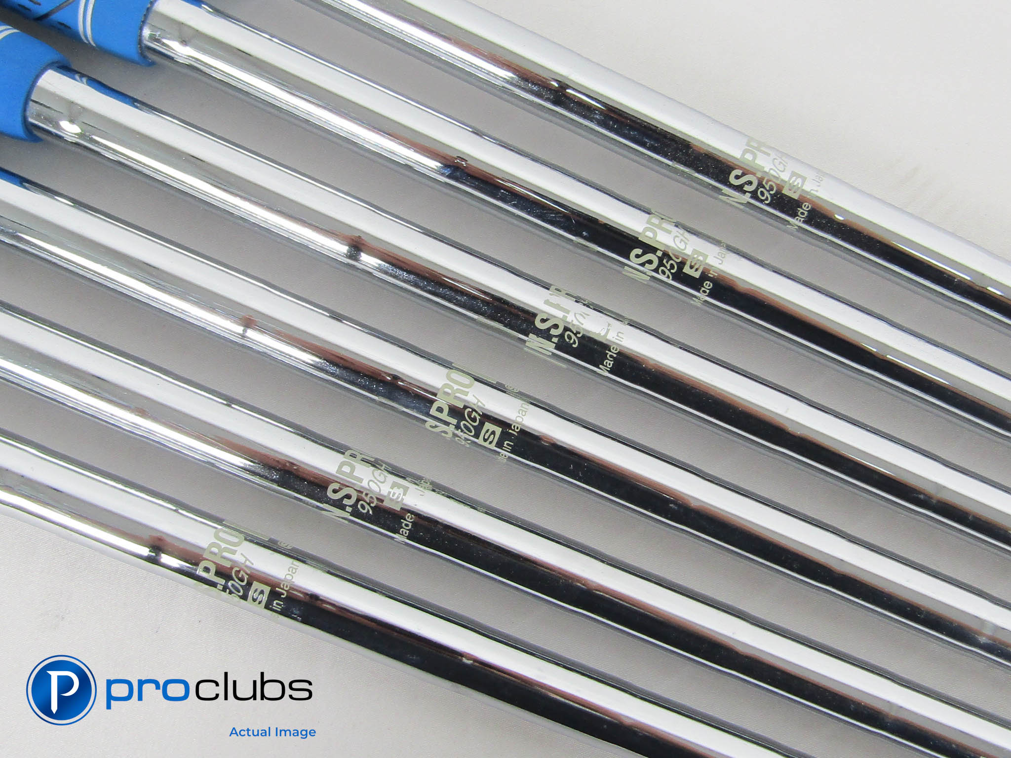 NIPPON 950GH Stiff Flex Steel Iron Shafts (5-PW) .355" Tip #448812