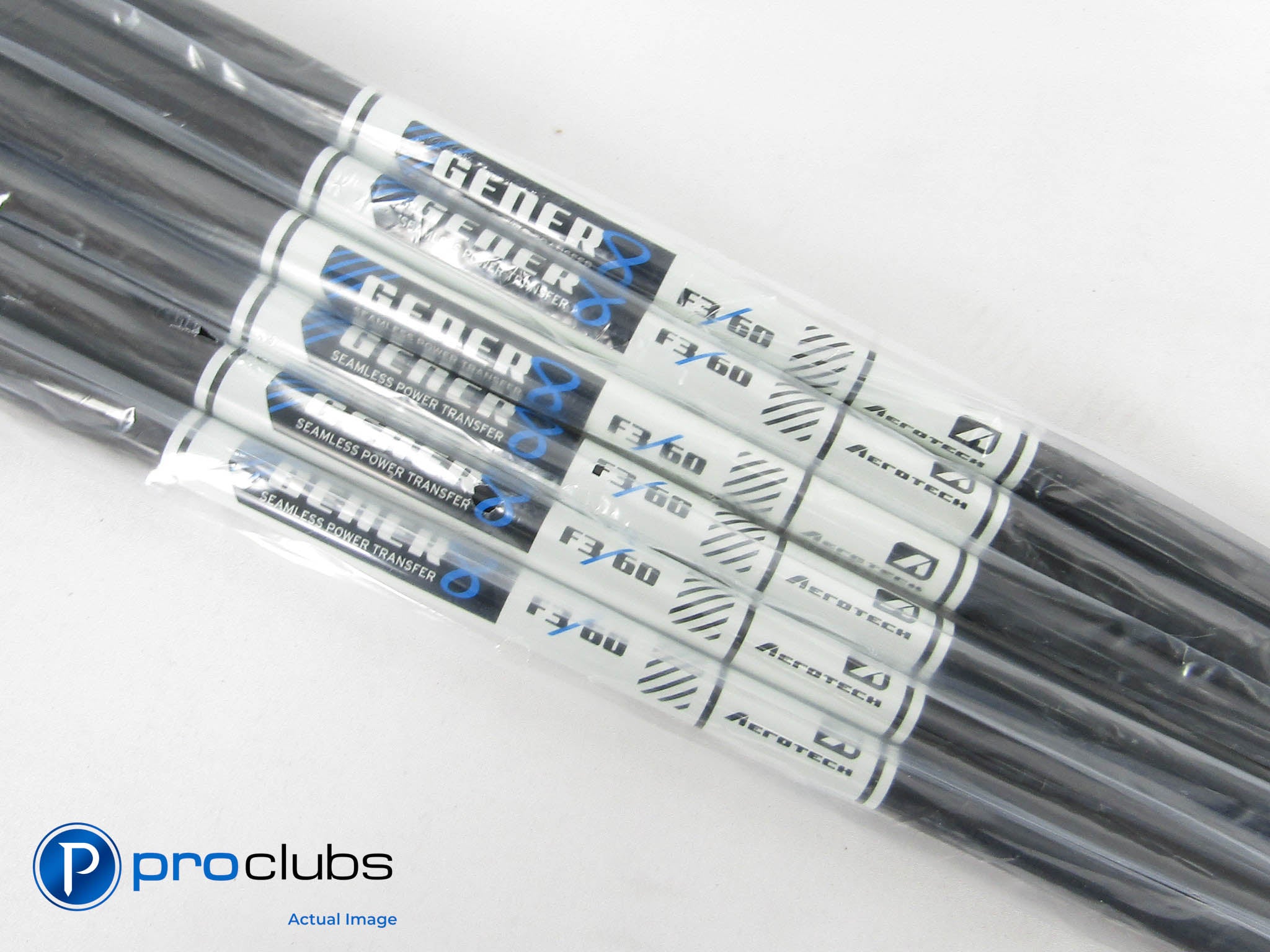 New! 6pc Aerotech GENER8 60 F3 Regular Flex Iron Shaft Set .370" Tip #448887