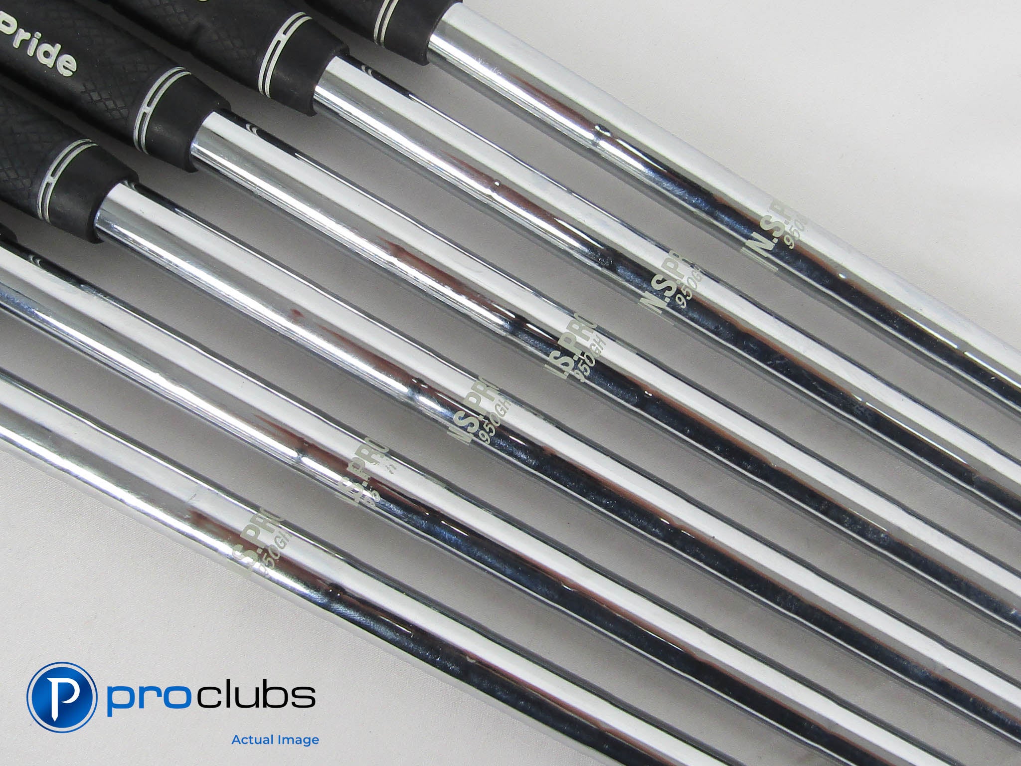 NIPPON 950GH Stiff Flex Steel Iron Shafts (5-PW) .355" Tip #448094