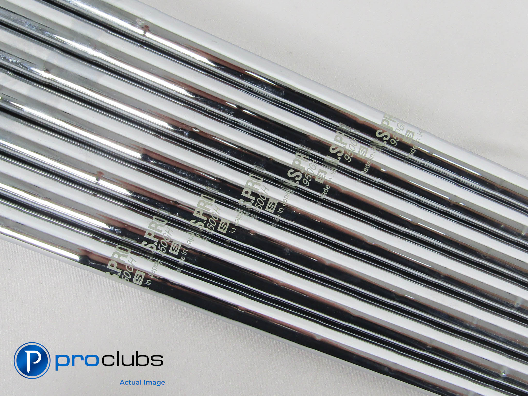 Nippon 950GH Stiff Flex Steel Iron Shafts (4-PW) .370" Parallel Tip #447412