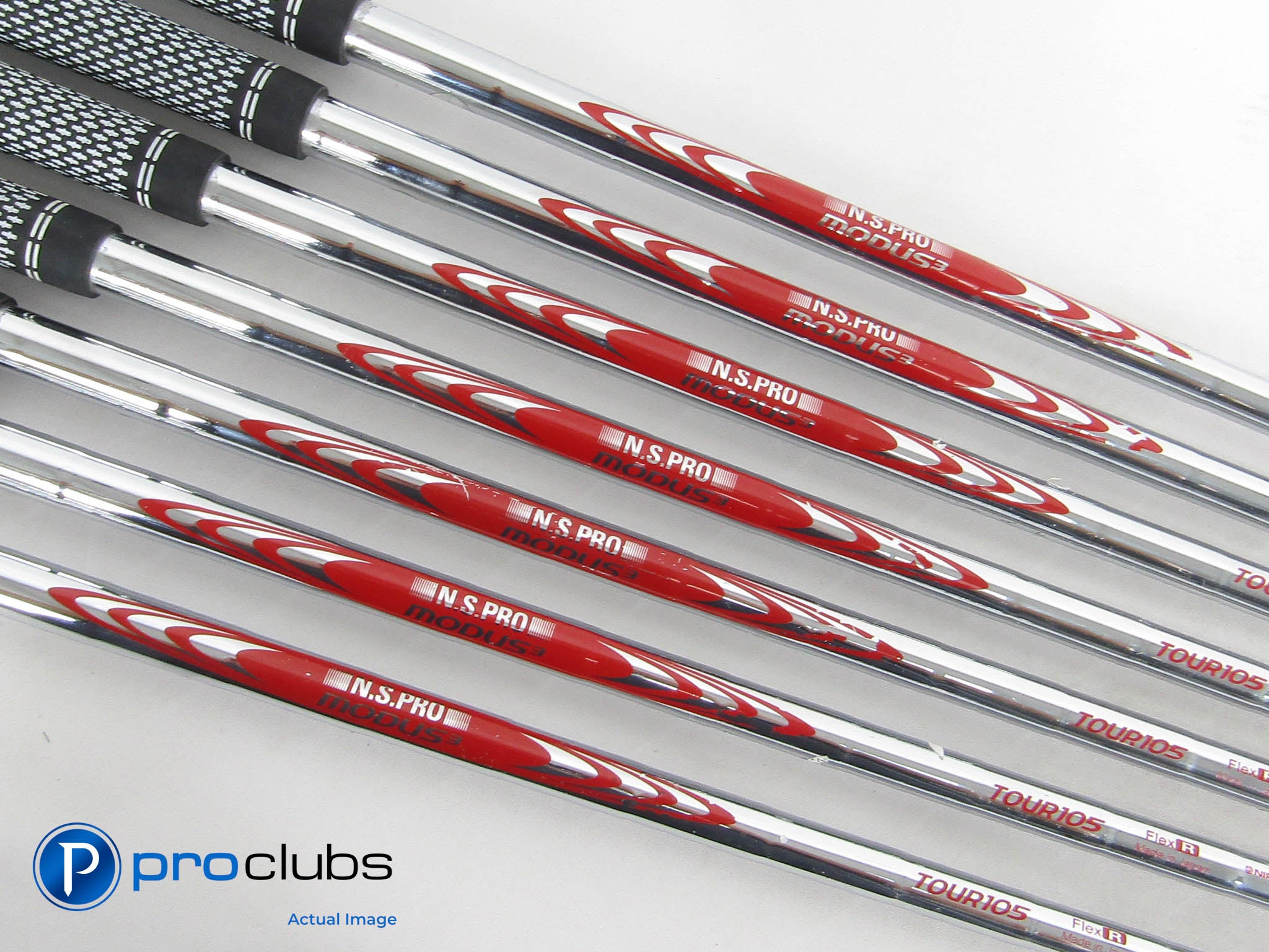 NIPPON N.S. PRO MODUS3 TOUR 105 Regular Flex Iron Shafts (5-PW, W) .355" #447414