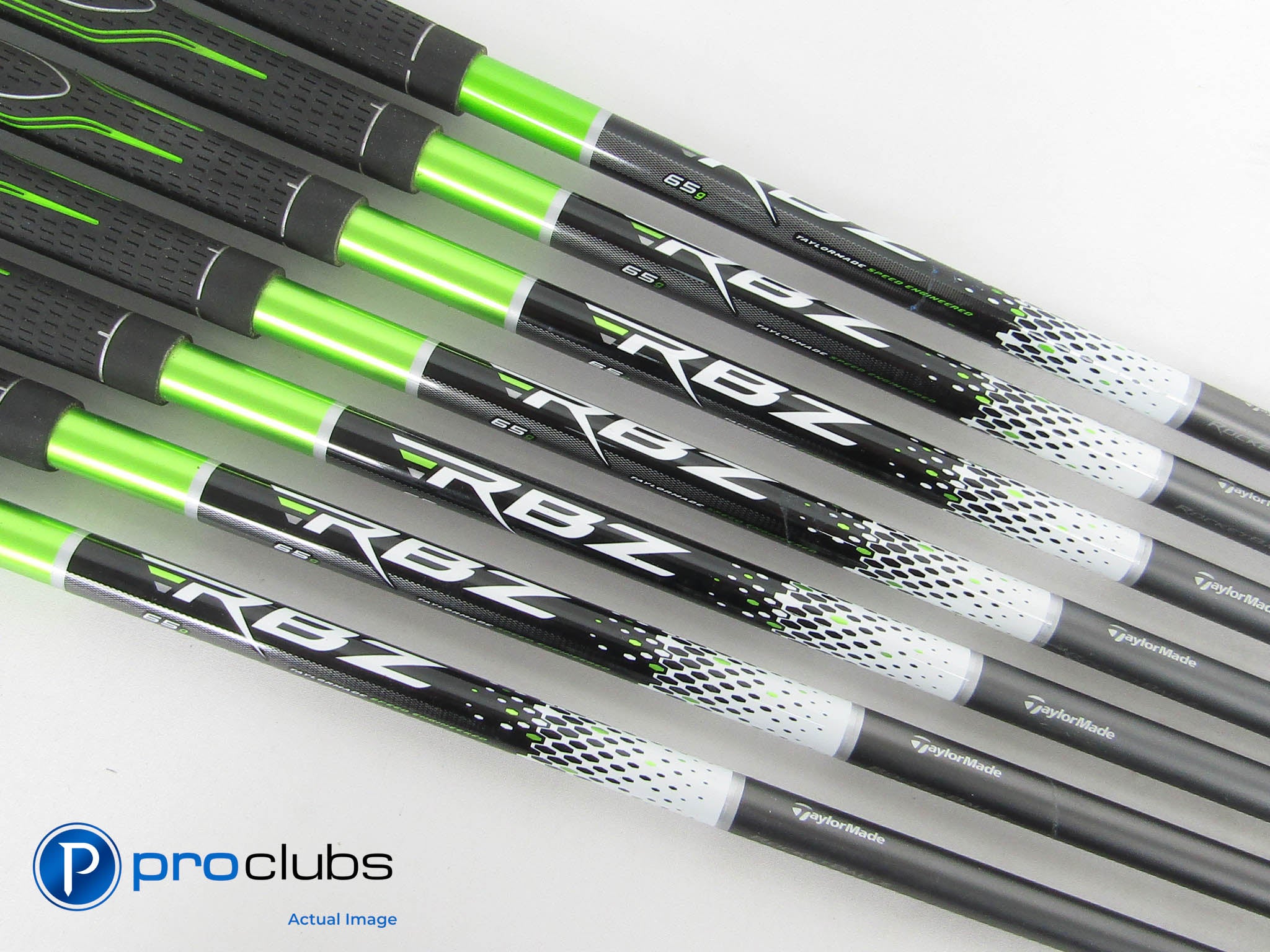 TaylorMade RBZ 65 Regular Flex Graphite Iron Shaft Set (6-PW, W, W) .370" 447352