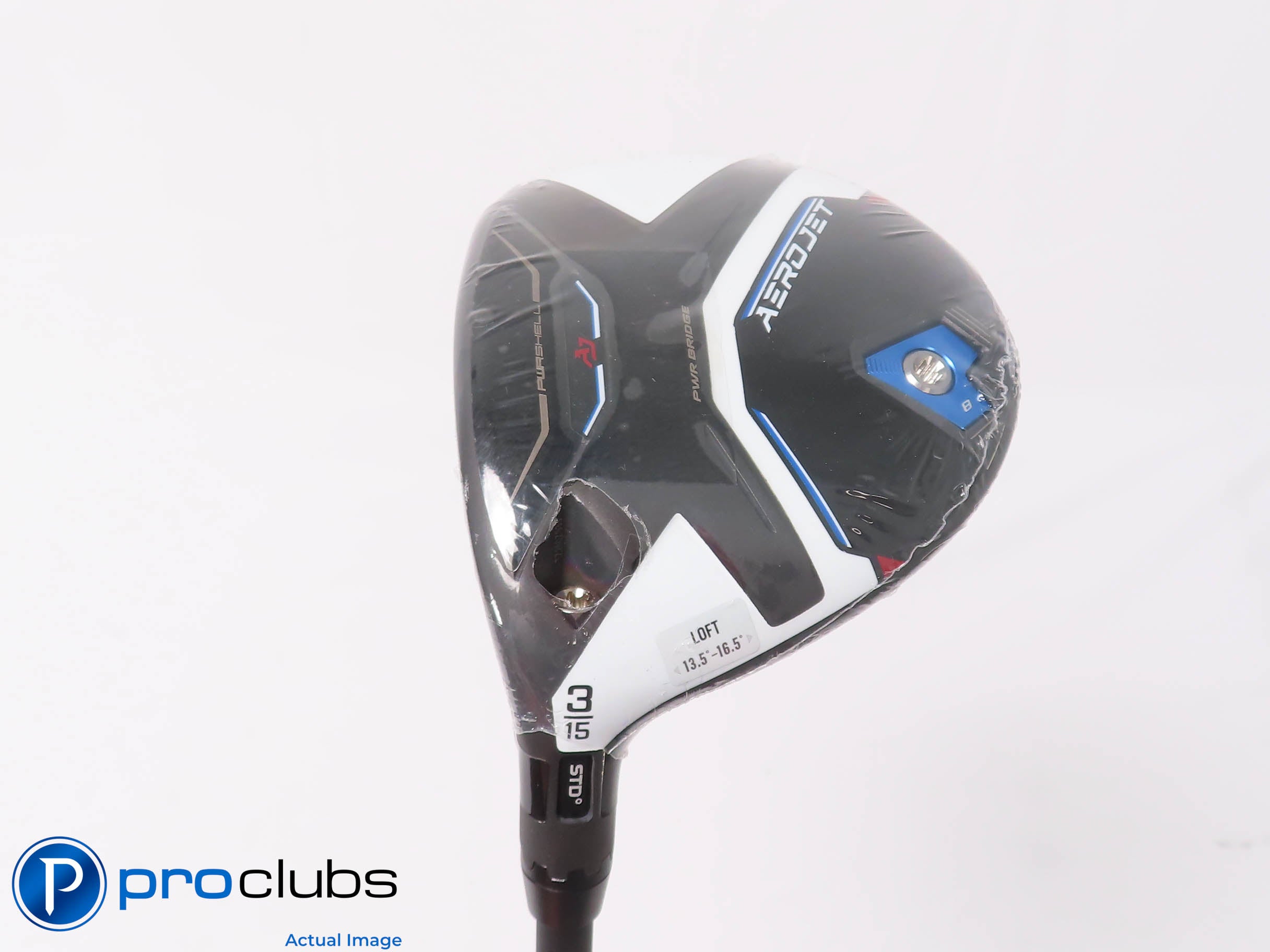New! Left Handed Cobra Aerojet 15* 3 Wood - HZRDUS Gen4 CB Red 50 Regular 451689