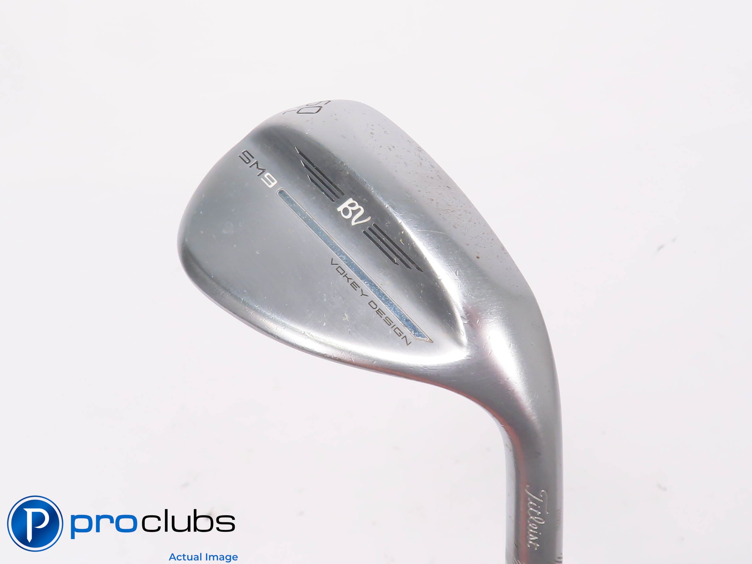 Nice Titleist Vokey SM9 Chrome 60*(4*) WEDGE L-Grind - Vokey Wedge Flex 451633