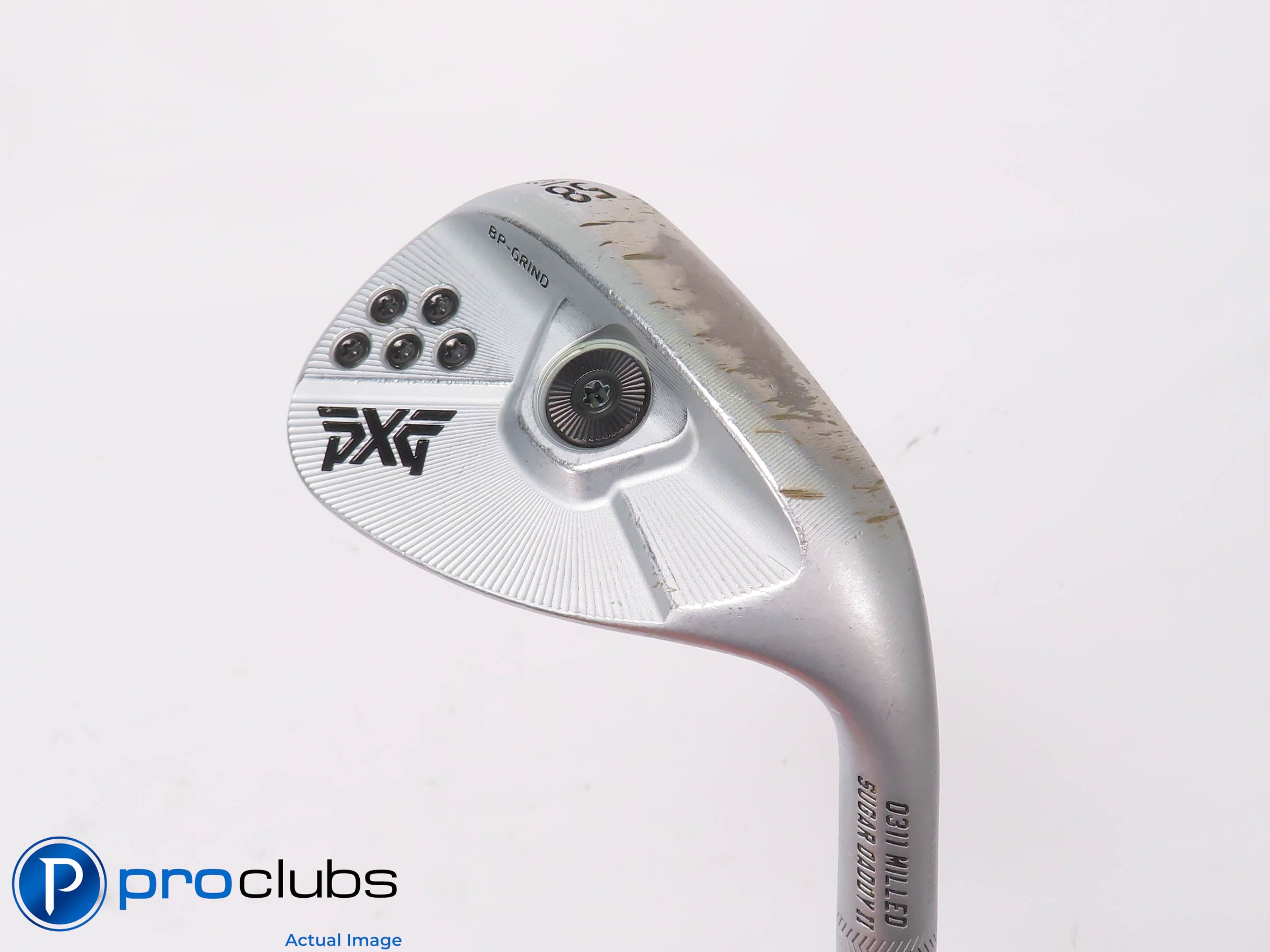 Ladies PXG Sugar Daddy II Milled 58*(13*) WEDGE - KBS MAX 45 Ladies Flex 451702