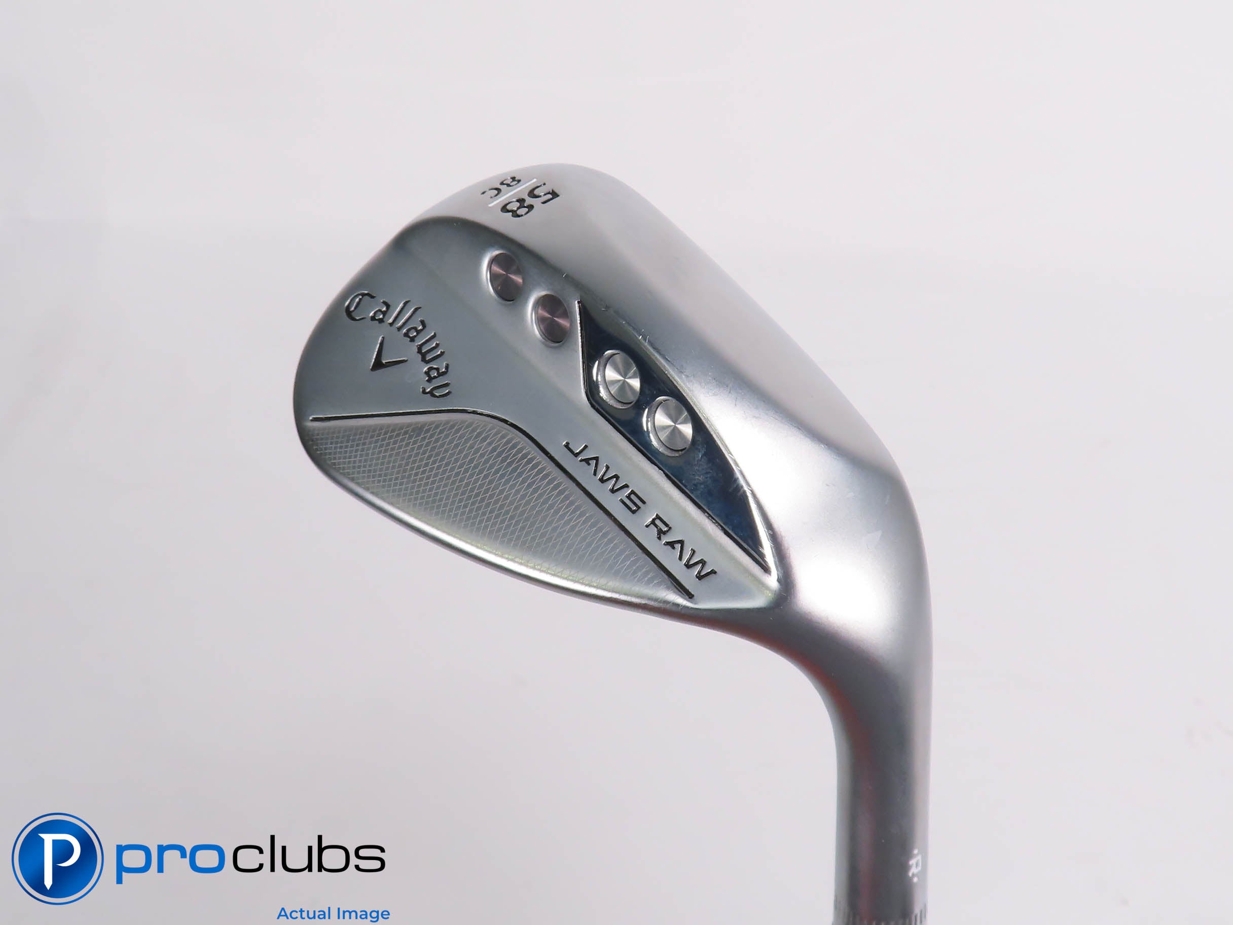 Excellent! Callaway Jaws Raw C-Grind 58*(8*) Wedge - KBS Wedge Flex - 451741
