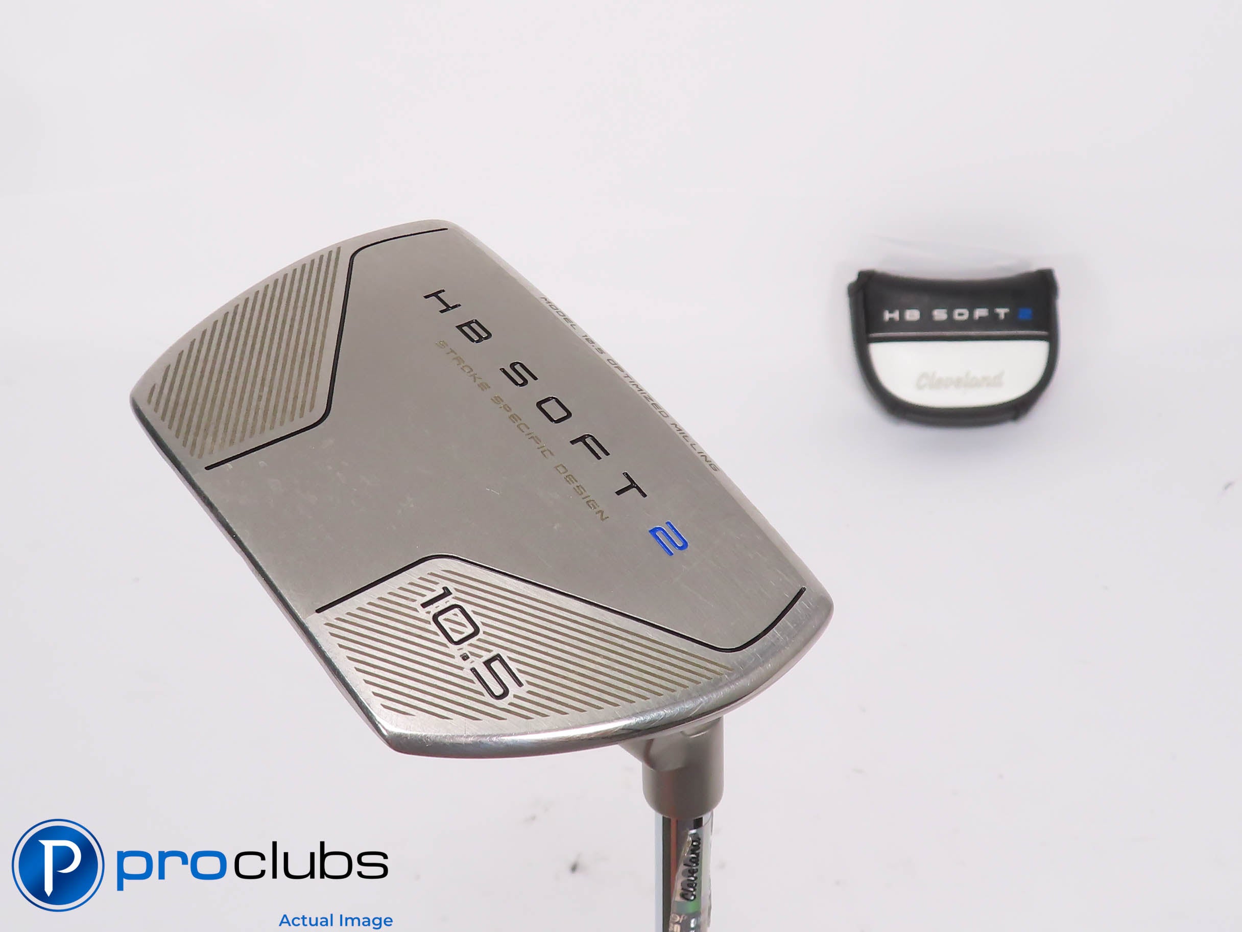 Nice! Cleveland HB Soft 2 10.5 33" Putter w/ HC - Wilson Putter Grip - 451862