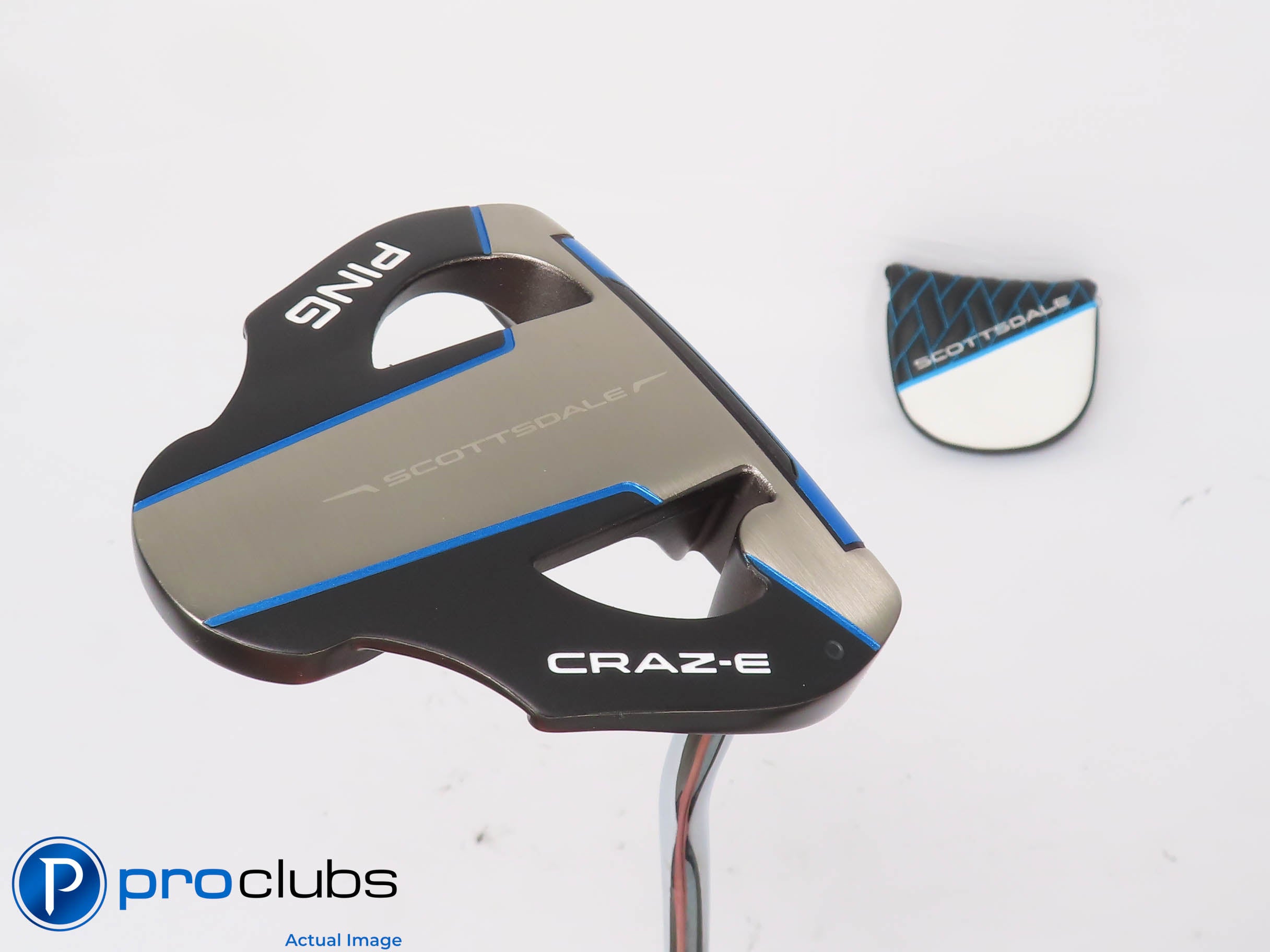 Mint! PING '2025 Scottsdale Black Dot CRAZ-E 35" Putter w/ HC - 452336