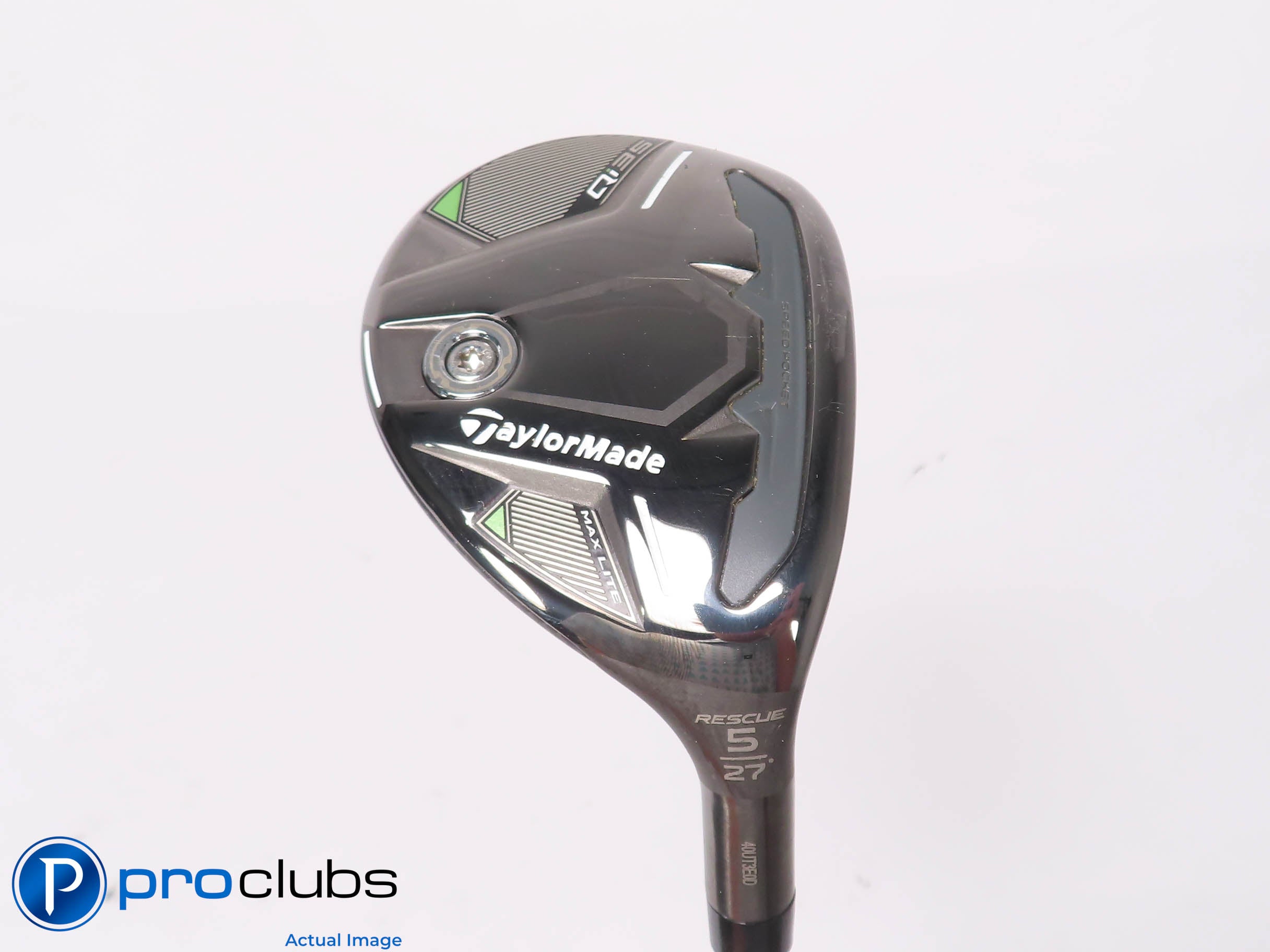 Nice Ladies TaylorMade Qi35 MAX Lite 27* 5 HYBRID Air Speeder Ladies Flex 451885