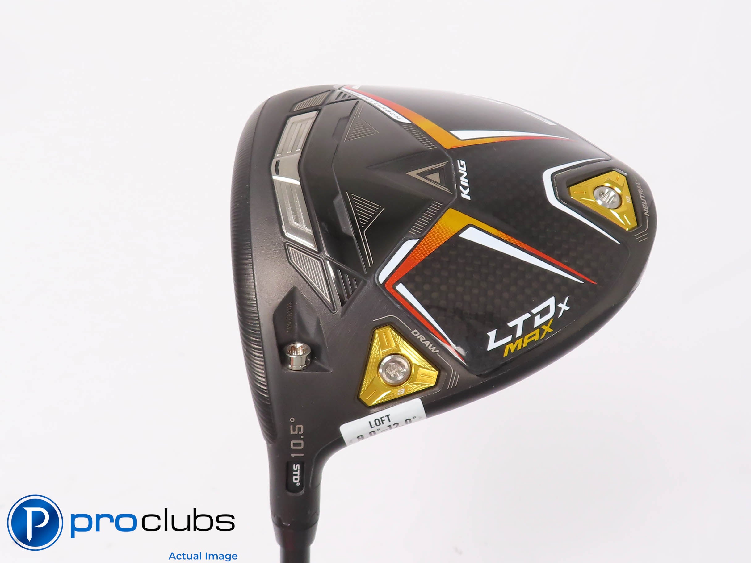 Left Handed COBRA LTDx MAX 10.5* DRIVER - Helium 5F4 Stiff Flex 452101