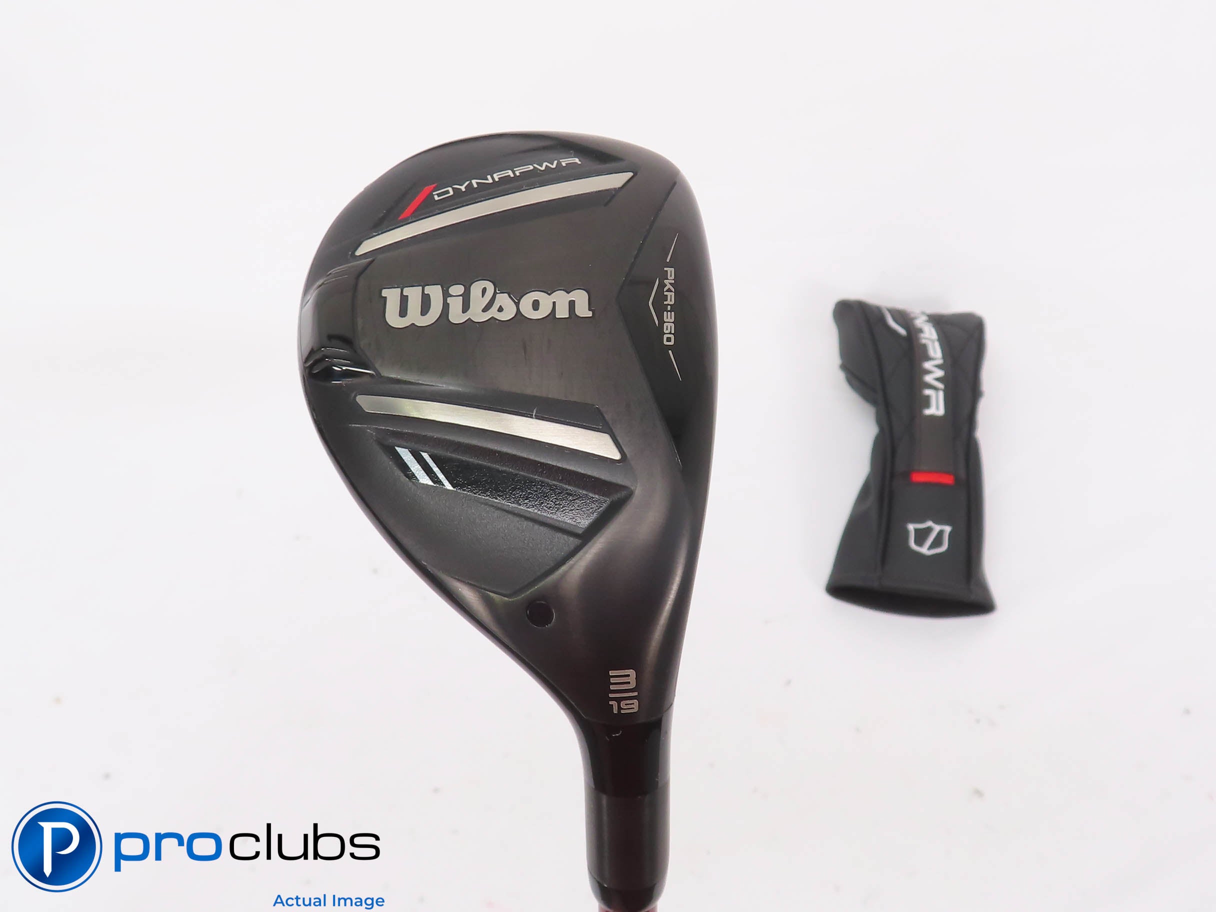 Nice Wilson '24 DYNAPWR 19* 3 HYBRID w/Cover - Denali Red 80g Stiff Flex 449235