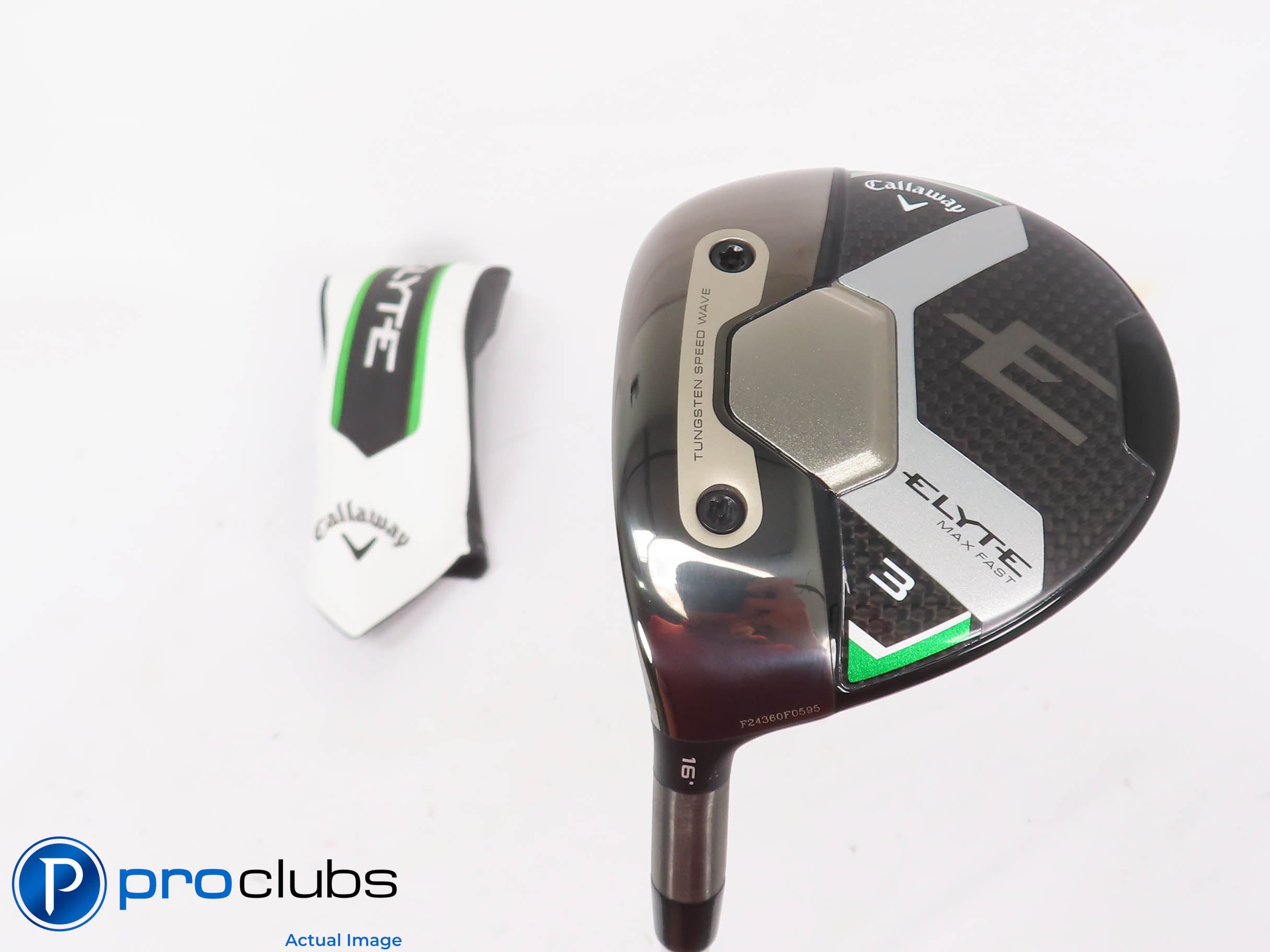 Left Handed Ladies Callaway ELYTE MAX Fast 16* 3 Wood w/HC - 40g Ladies #449529