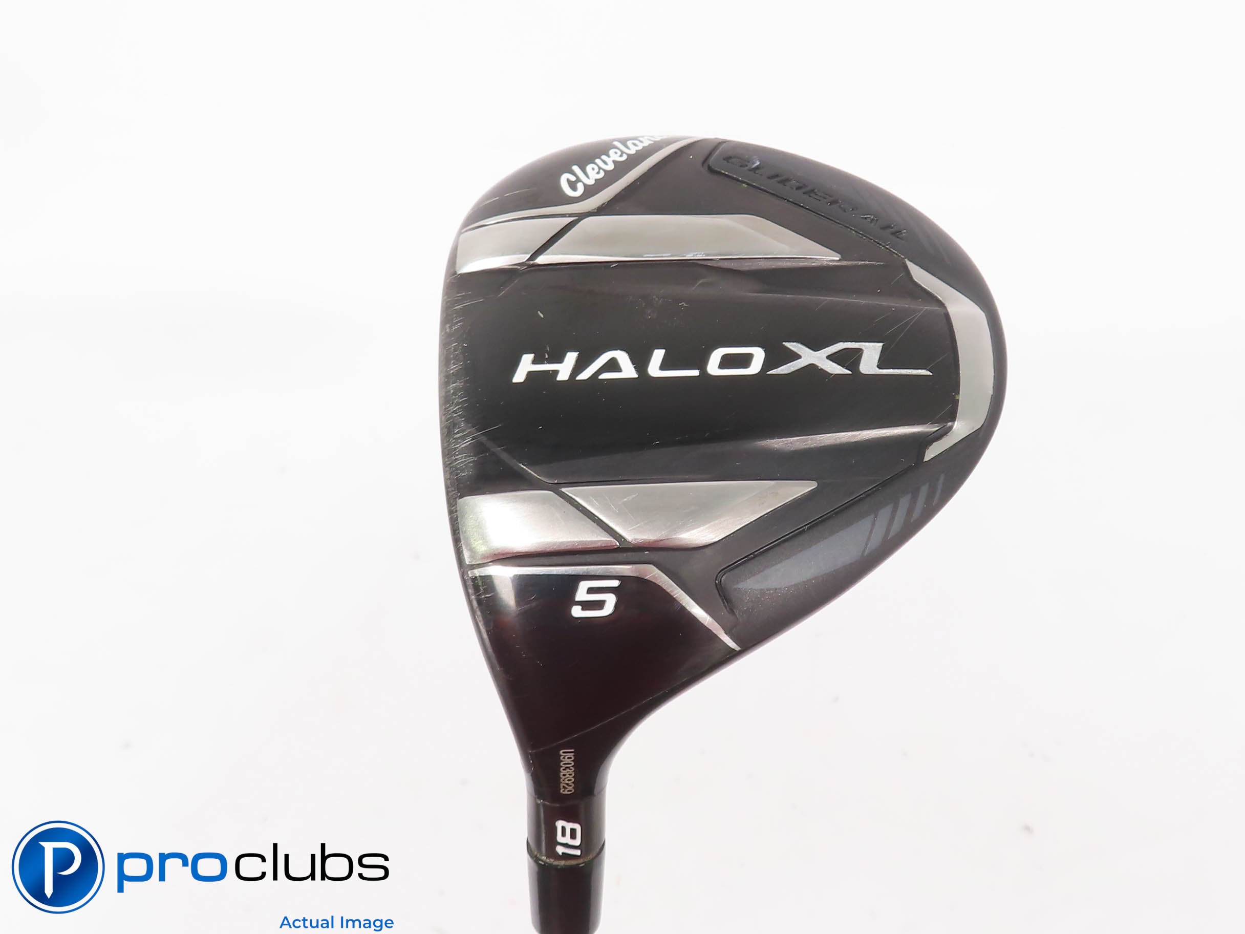 Left Handed Cleveland XL HALO 18* 5 Wood w/HC - Cypher Fifty 5.5 Regular #449310